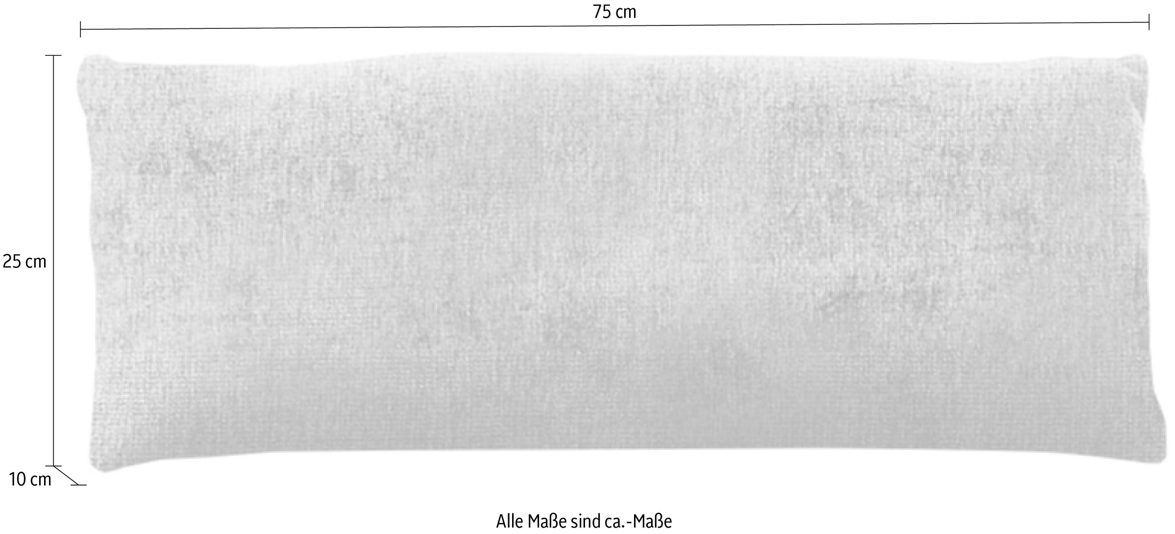 Home affaire Dekokissen »Liora, Nierenkissen groß, Breite 75 cm« passend zur Liora-Serie, extra Rückenstütze & optisches Highlight