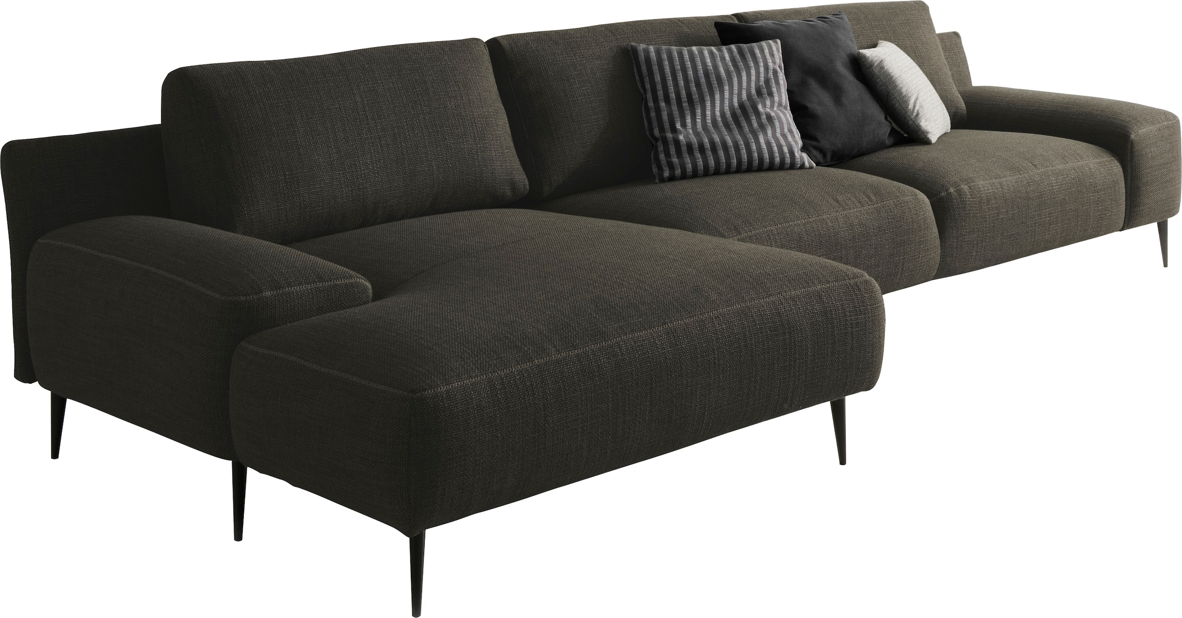 Ecksofa »Forma, zeitloses Designsofa mit aktuellem Fuß, L-Form«, in hochwertiger...