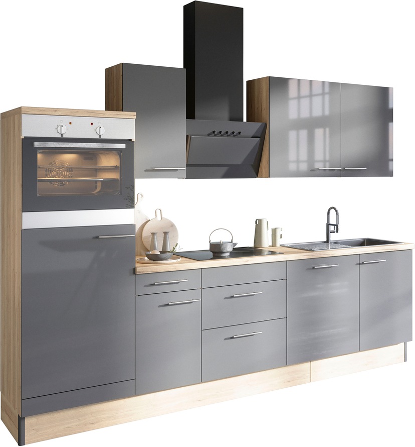 OPTIFIT Küche »Klara«, 200 x 270 cm breit, wahlweise mit E-Geräten auf  Raten kaufen