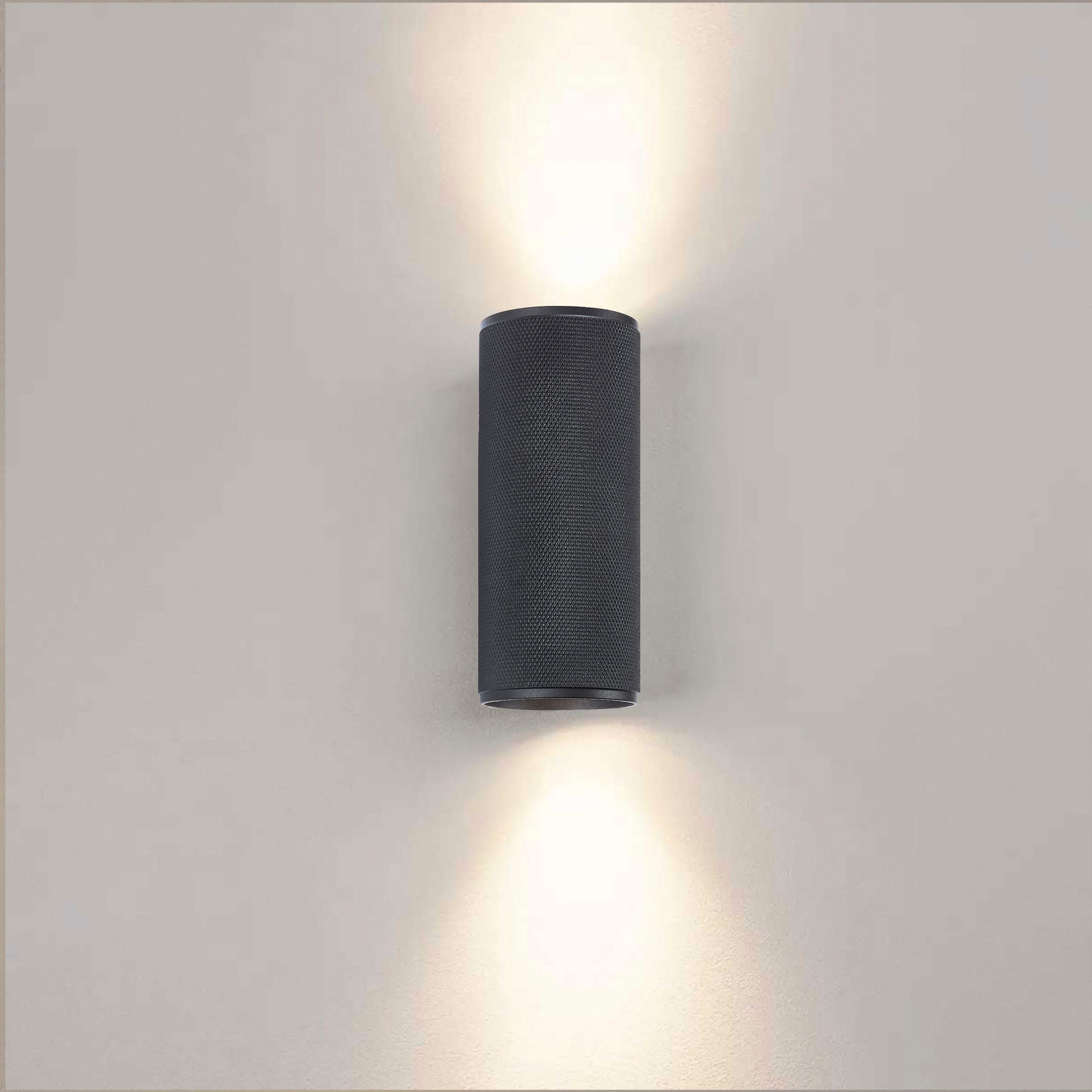 Brilliant Wandleuchte »Marty«, 2 flammig, Leuchtmittel GU10 | LED wechselbar, Up/Down Light, 16 x 7 cm, GU10, Aluminium