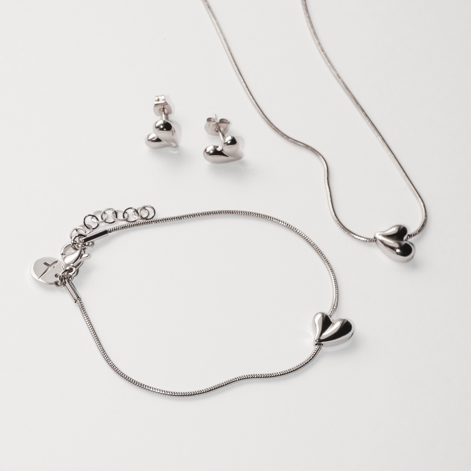 Tamaris Paar Ohrstecker »Organic Heart, Herz«