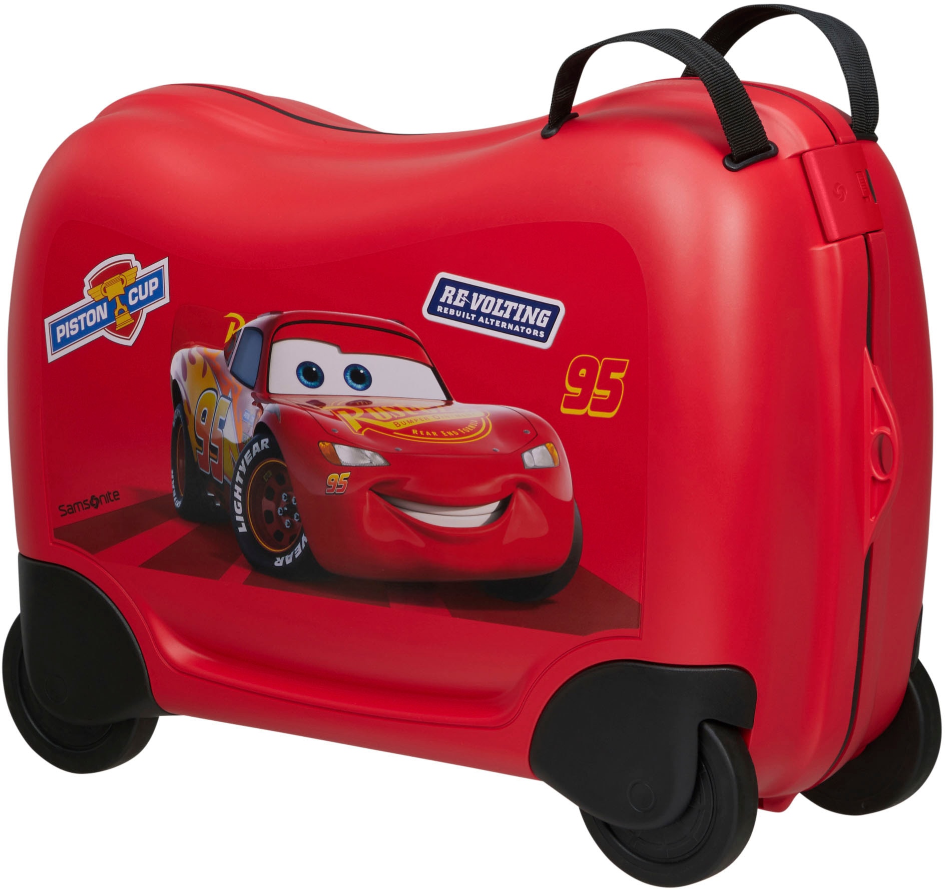 Kinderkoffer »Dream2Go Ride-on Trolley, Disney Cars«, 4 Rollen, Kinderreisekoffer...