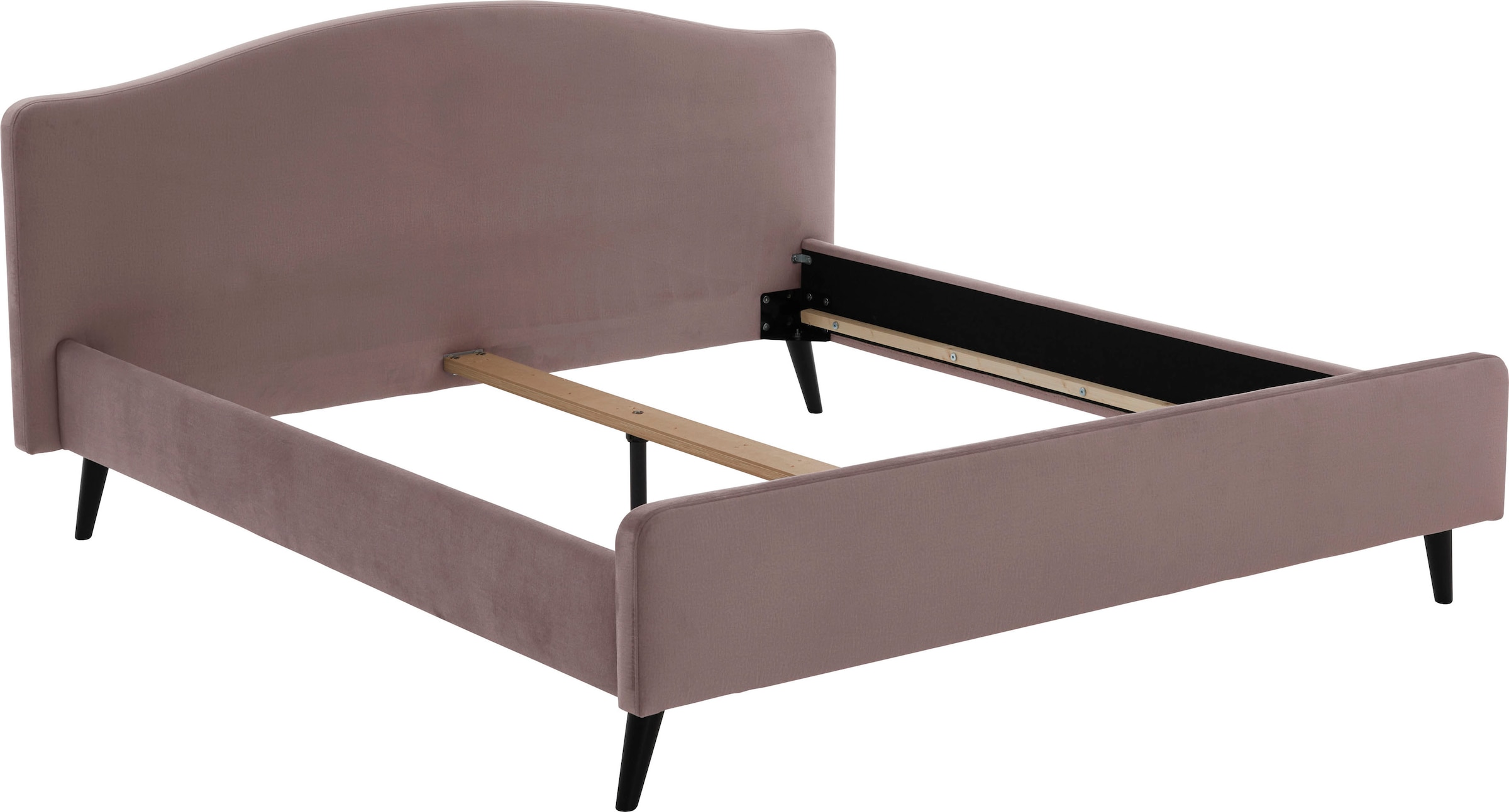 ATLANTIC home collection Polsterbett »Tamiga« mit Massivholzfüße