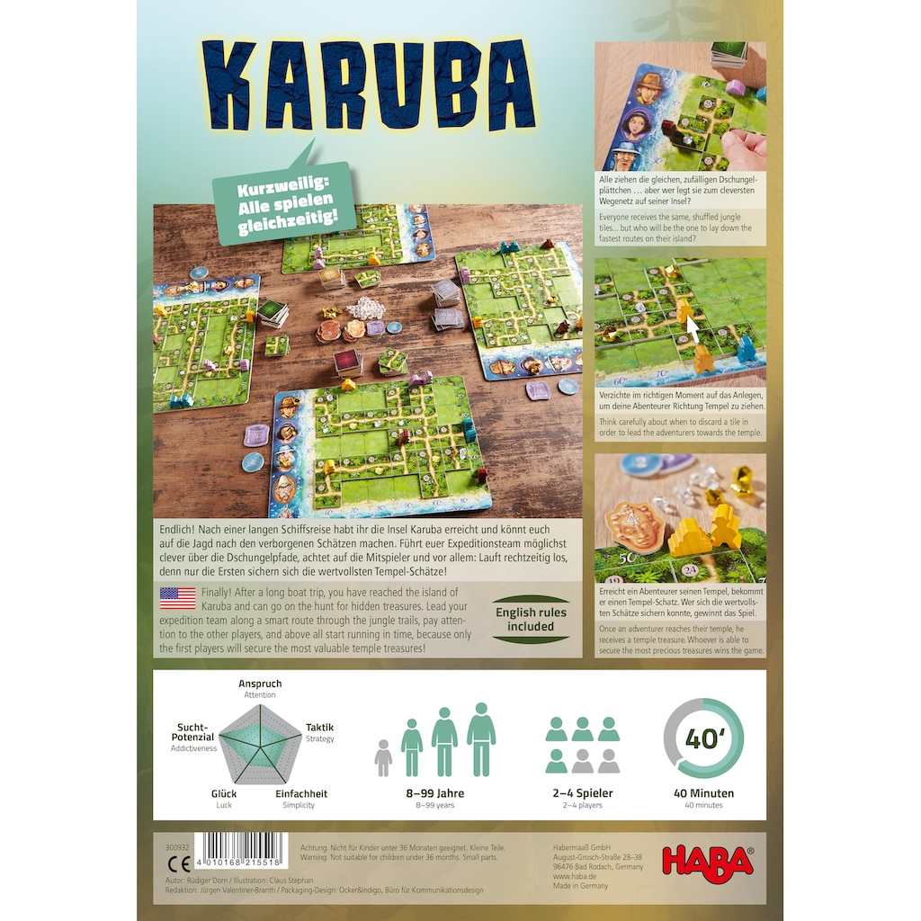 Haba Spiel »Karuba«