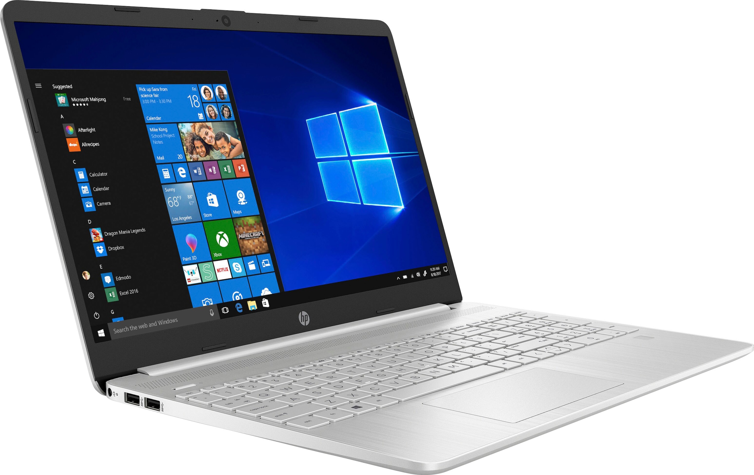 HP Notebook »15s-fq2226ng«, 39,6 cm, / 15,6 Zoll, Intel, Pentium Gold, UHD Graphics, 512 GB SSD