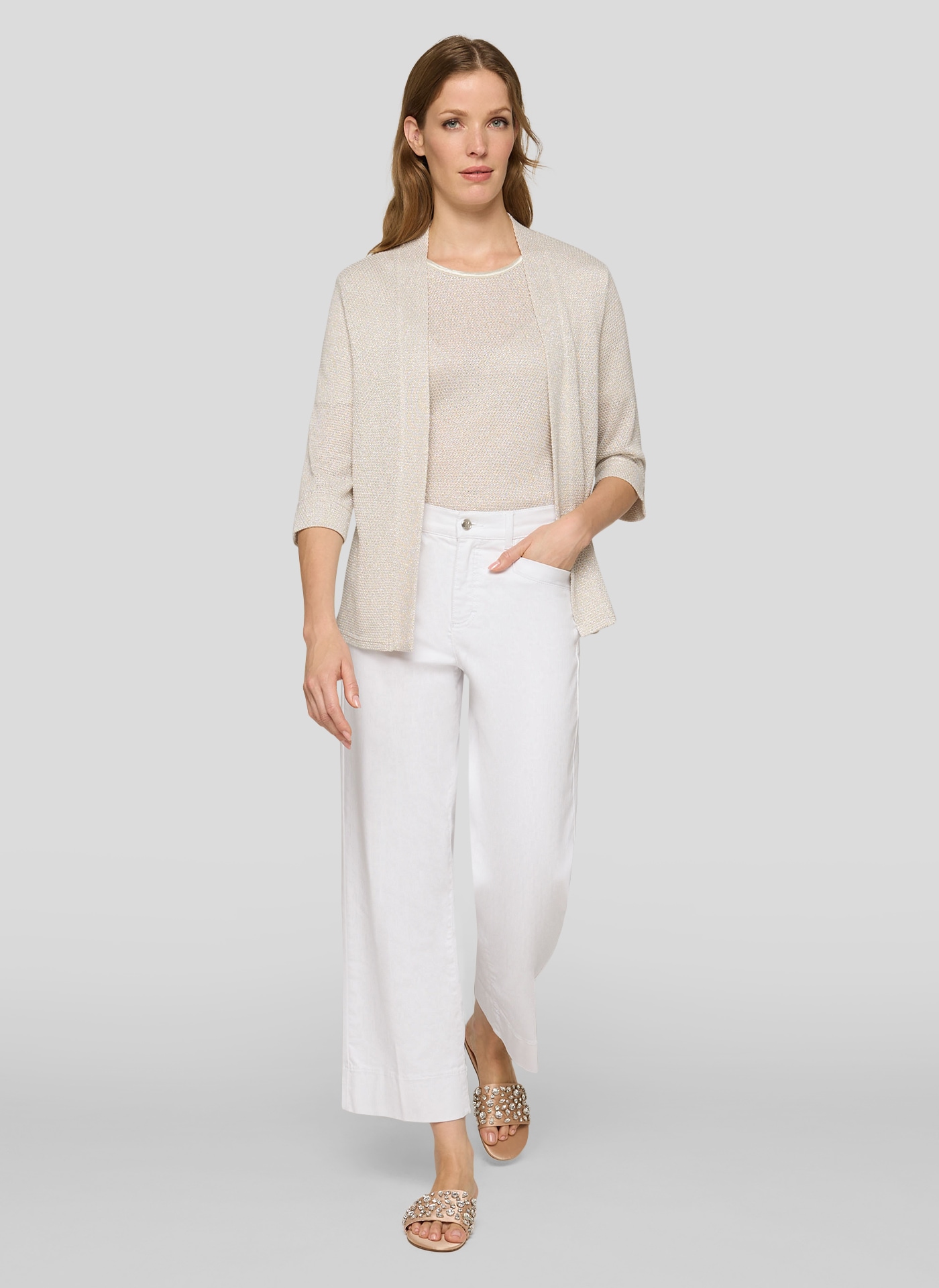 Rabe Strickjacke ohne Verschluss