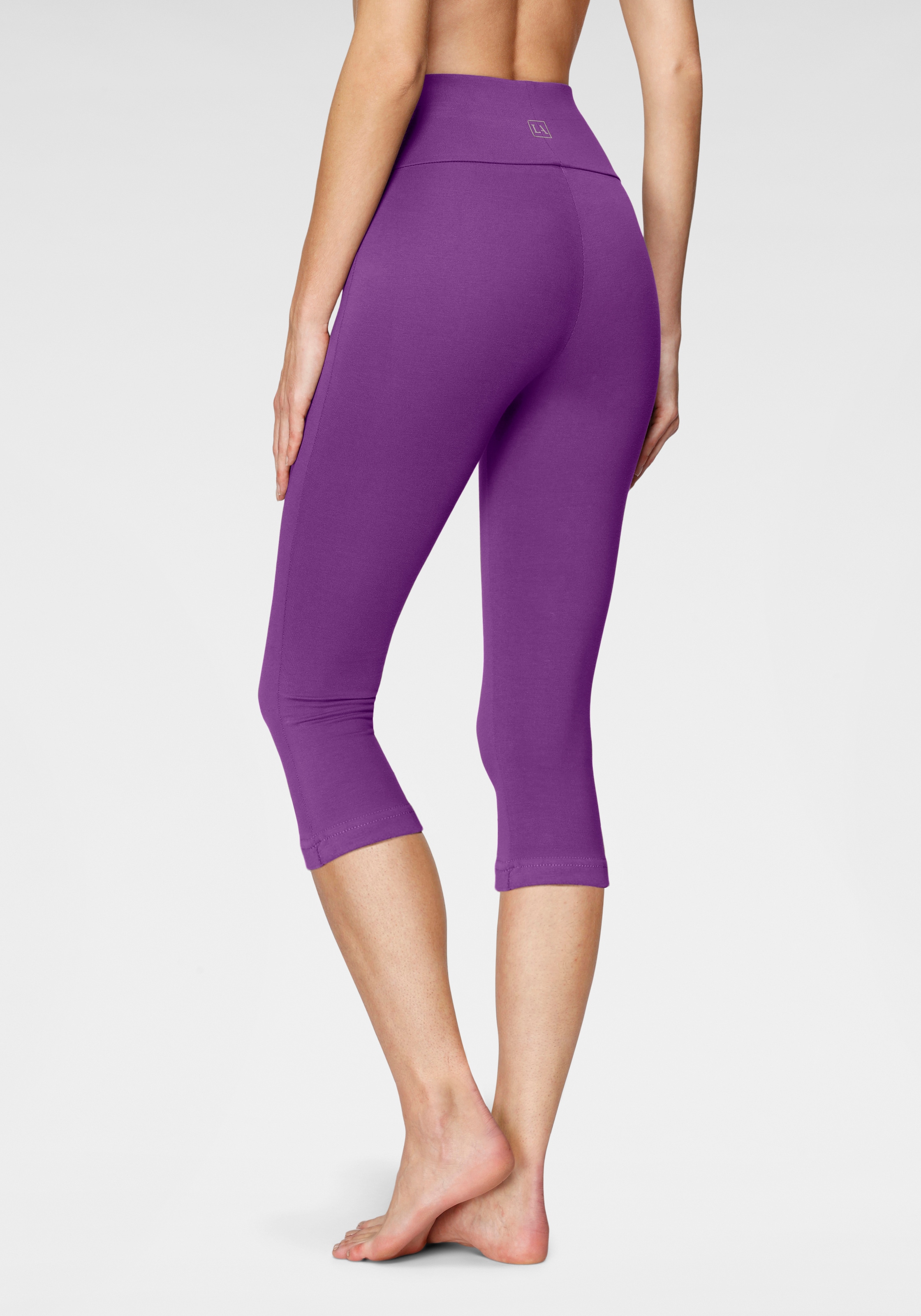 LASCANA Caprileggings, mit breitem, weichen Bündchen