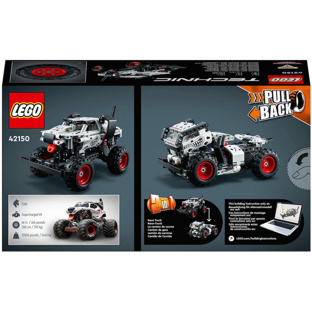 LEGO® Konstruktionsspielsteine »Monster Jam™ Monster Mutt™ Dalmatian (42150), LEGO® Technic«, (244 St.)