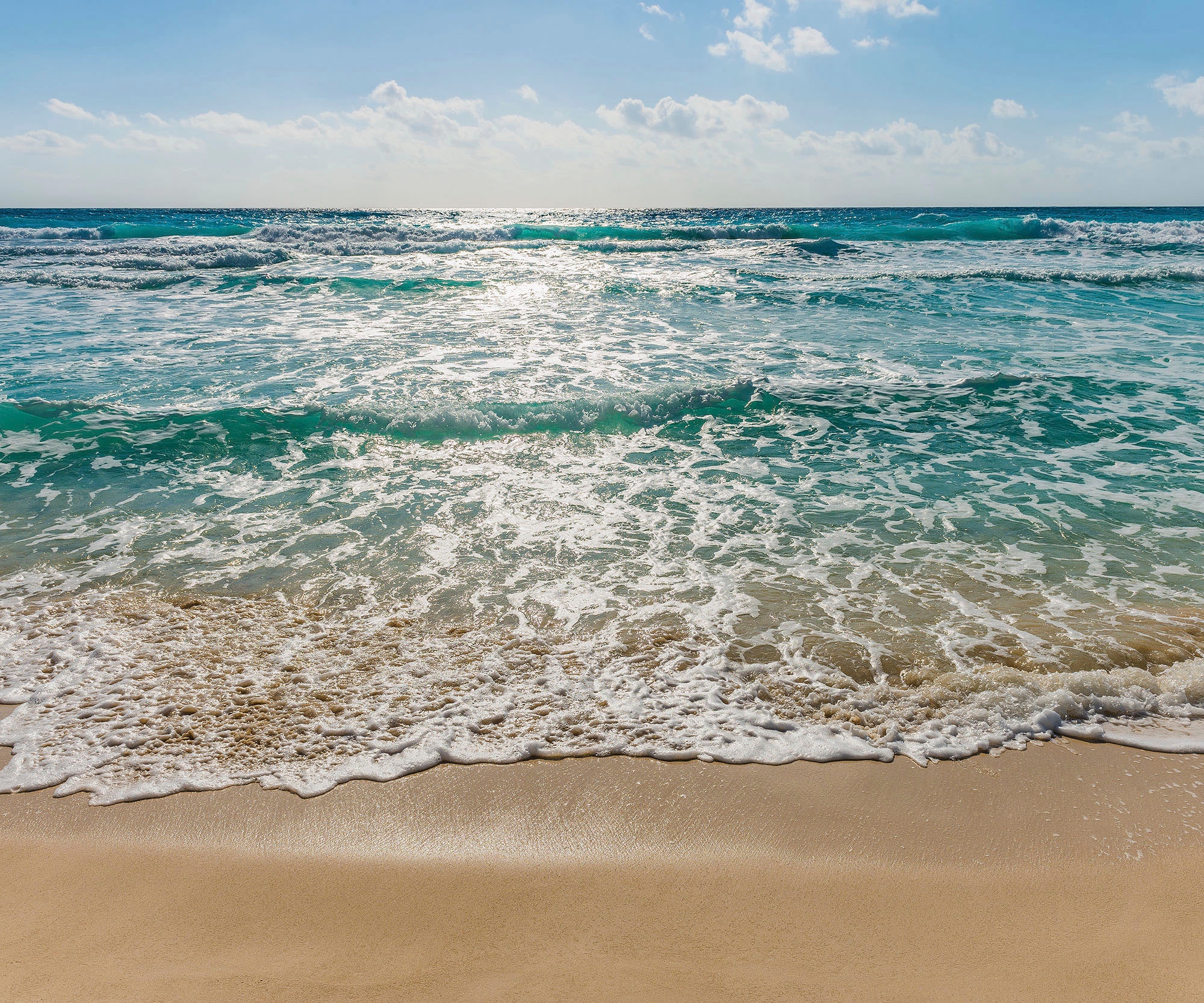 Komar Fototapete »Digitaldruck Vlies -  Seaside - Größe 300 x 250 cm« bedruckt glatt Wohnzimmer, Schlafzimmer