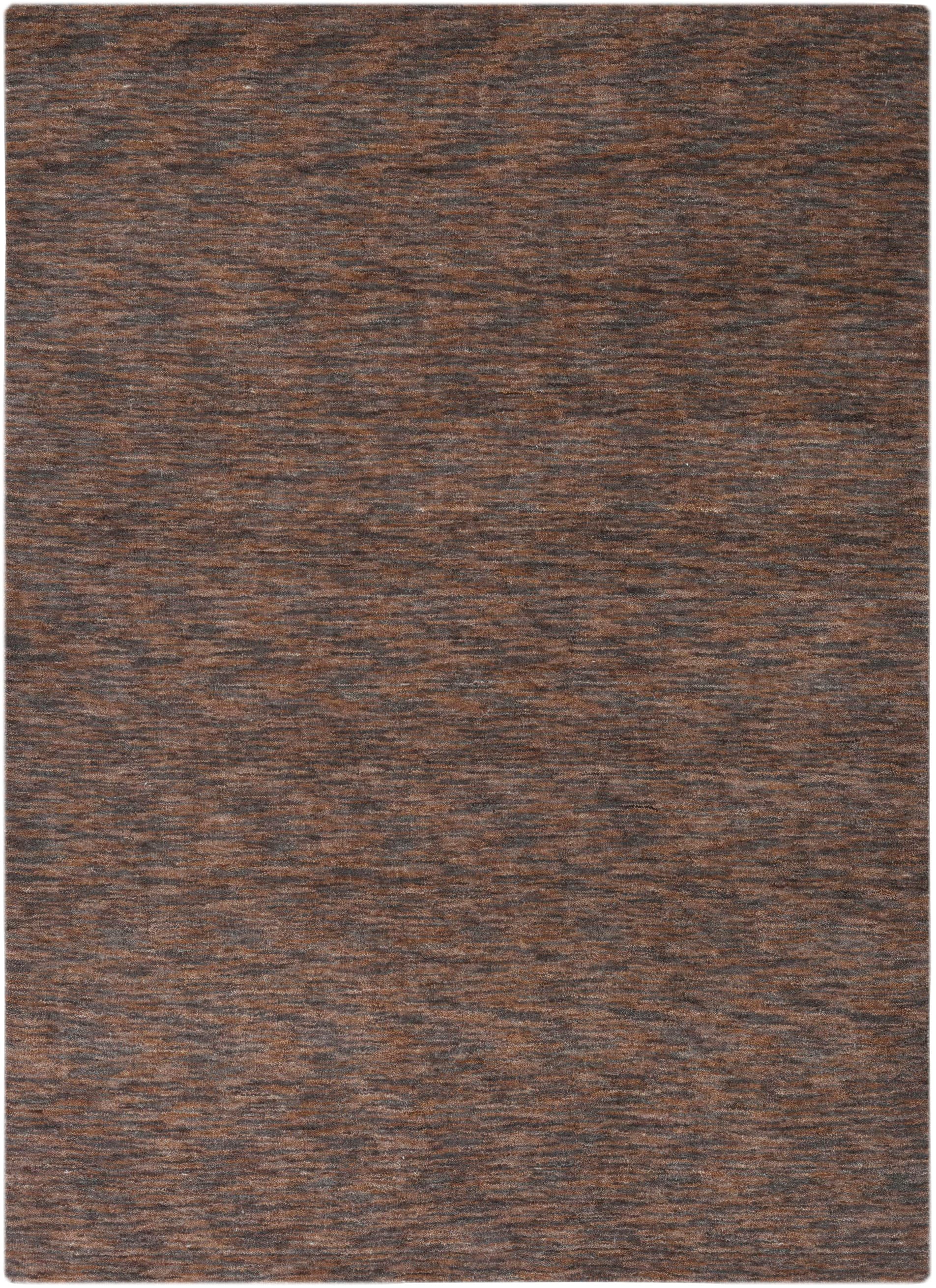 THEKO Wollteppich »Nebraska Uni« rechteckig 12 mm Höhe reine Wolle, handgewebt, ideal im Wohnzimmer & Schlafzimmer