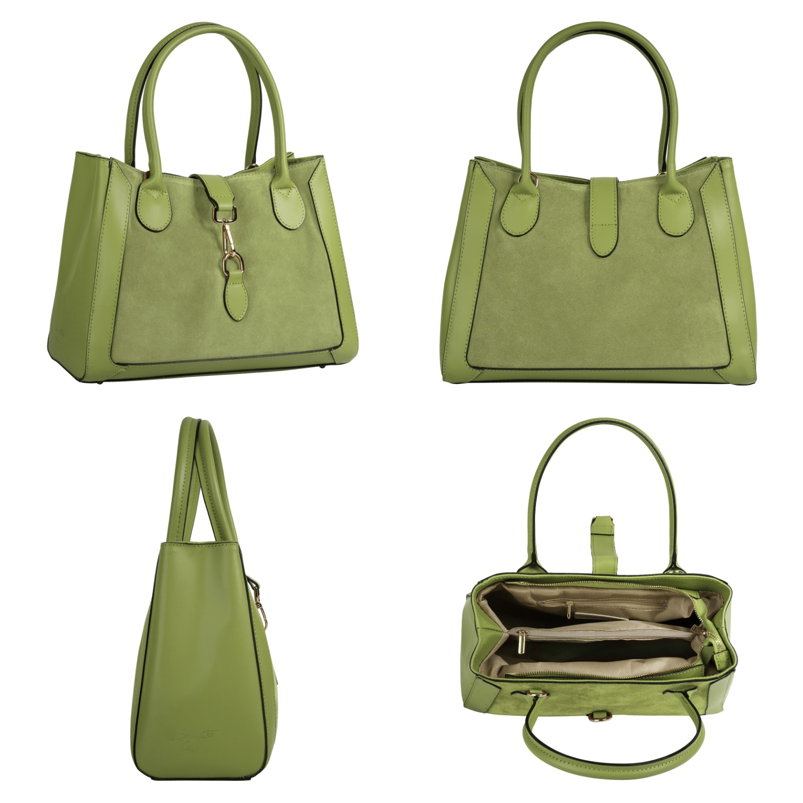 Samantha Look Shopper, echt Leder, Made in Italy