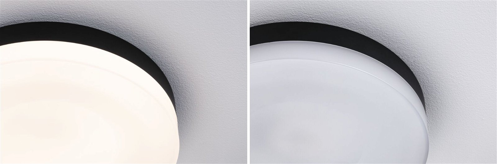 Paulmann LED Deckenleuchte »Amalie Schwarz 230V 2700K Metall/Kunststoff«, 1 flammig, 3-step-dimmbar