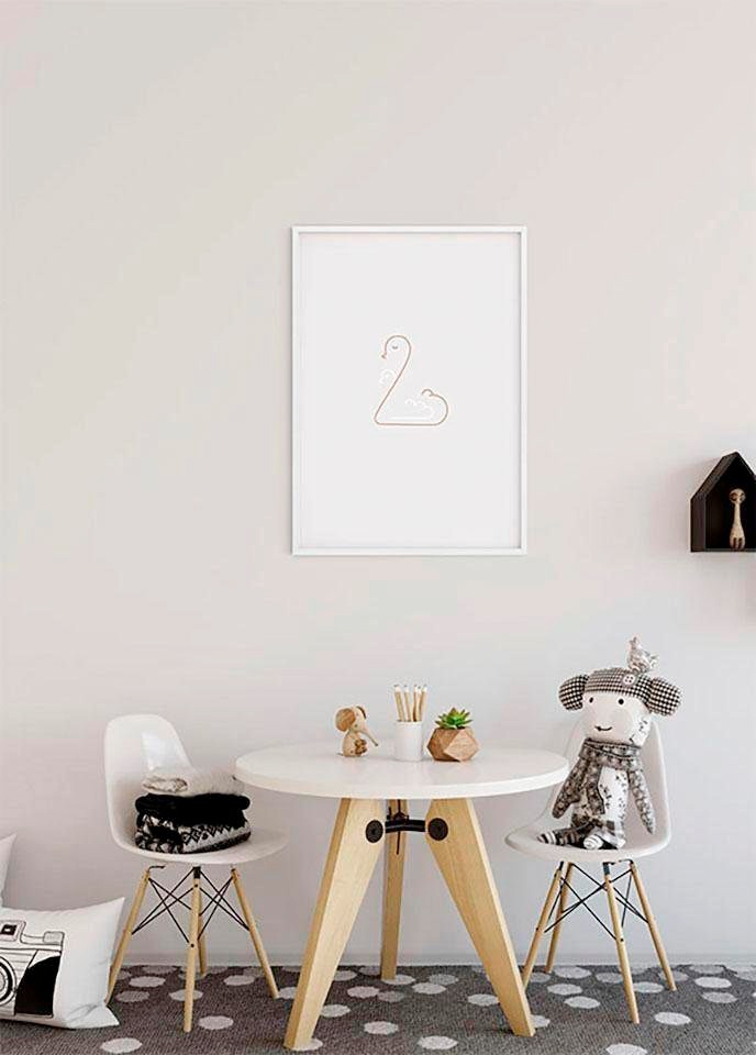 Komar Bild »Baby Welcome«, Tiere, (1 St.), Wandbild zur Dekoration - ohne Rahmen
