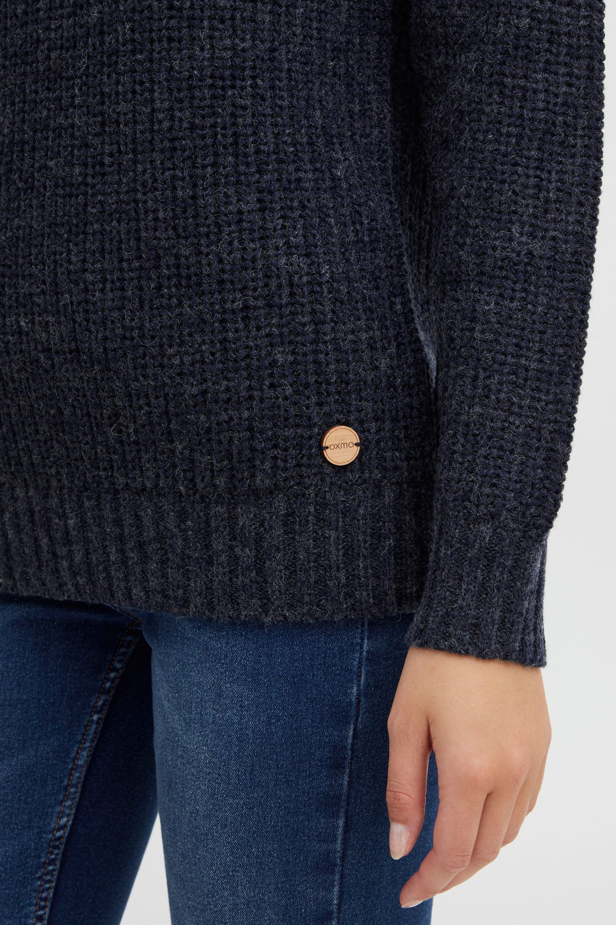 OXMO Strickfleece-Pullover »Strickpullover OXNanna«