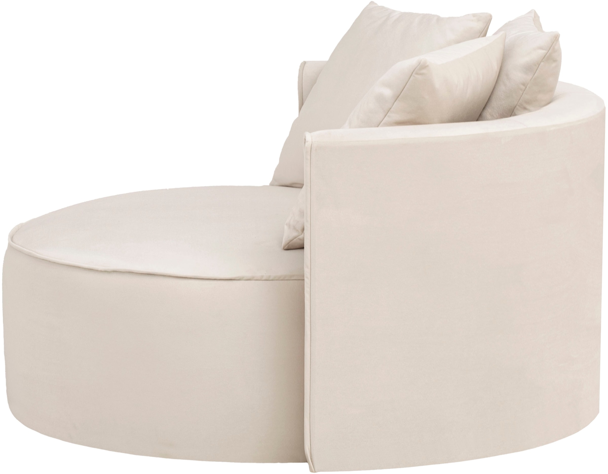 LeGer Home by Lena Gercke XXL-Sessel »Isalie, Lesesessel, Loveseat, inklusive Zierkissen«, extra große Sitzfläche, optional mit Hocker, Cord, Samt, Bouclé