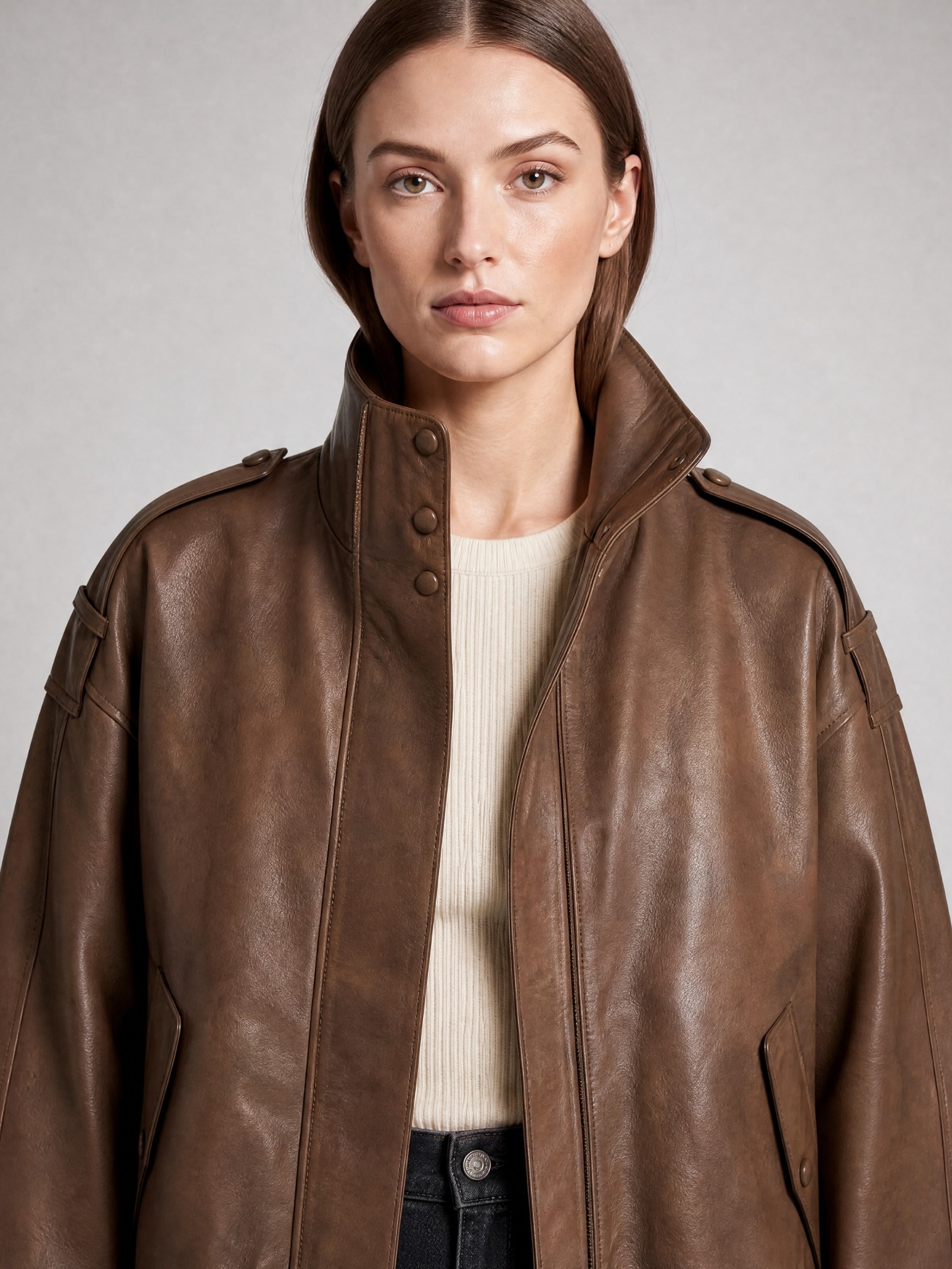 RICANO Lederjacke »Lederjacke Debora« Handgefertigt aus echtem Leder