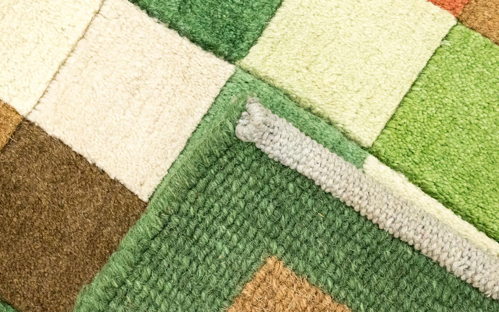 rechteckig, handgeknüpft Wollteppich »Nepal handgeknüpft Teppich morgenland grün«,