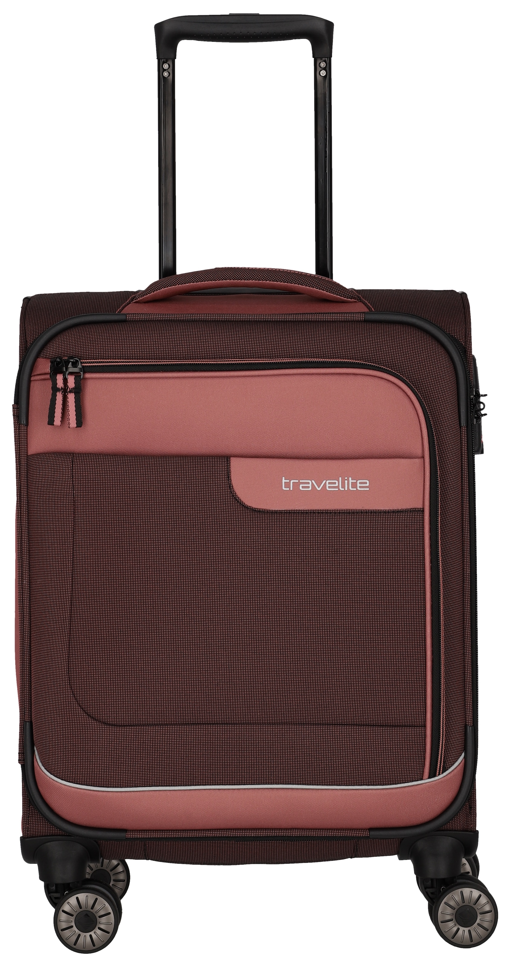 travelite Weichgepäck-Trolley »VIIA, verschiedene Größen und Farben« 34 l 4 Rollen Reisegepäck Trolley Koffer Weichgepäck TSA Schloss