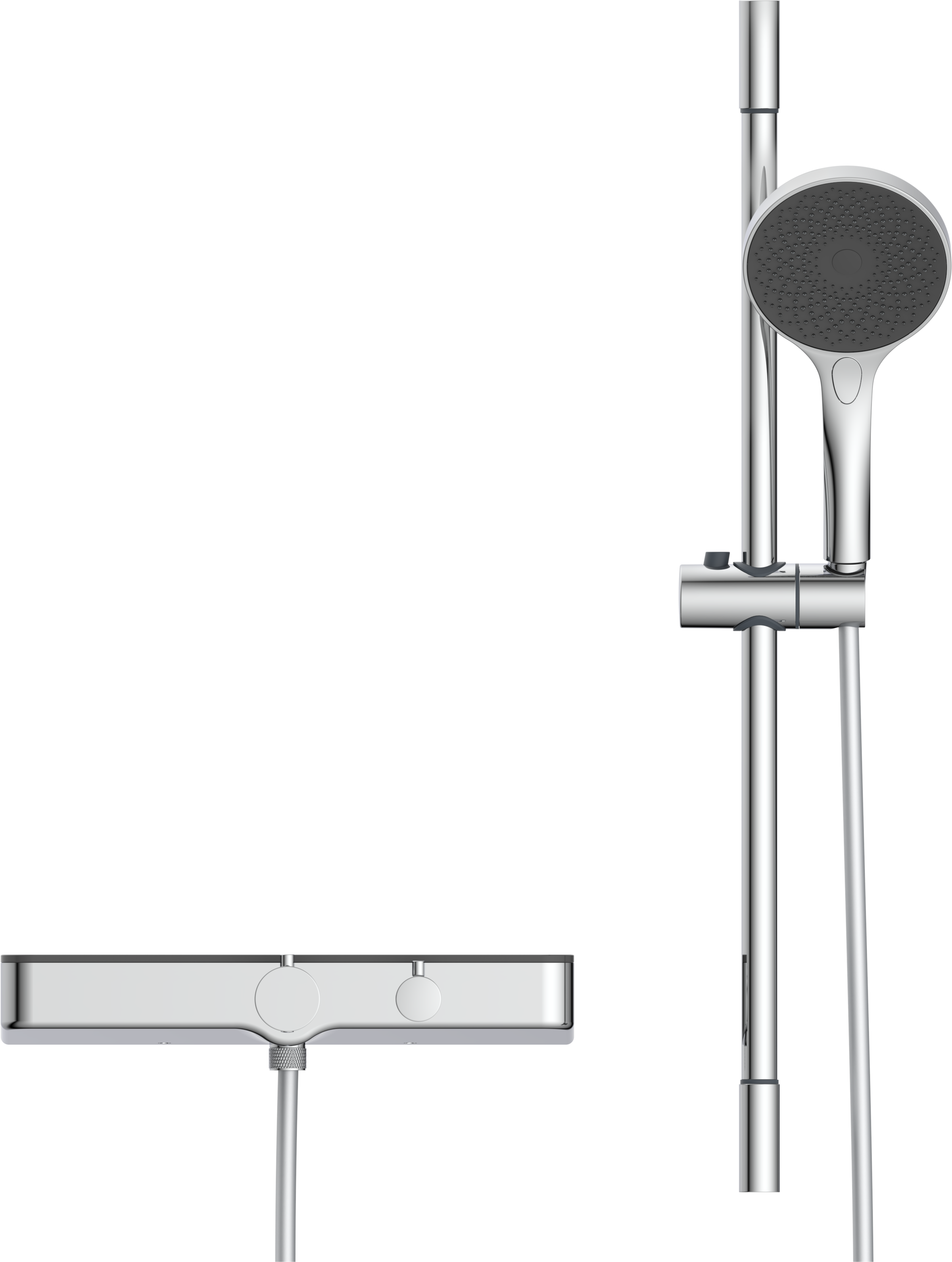Schütte Duschsystem »Boston«, Eco-Stopp-Funktion, Antikalk-Noppen, wassersparend