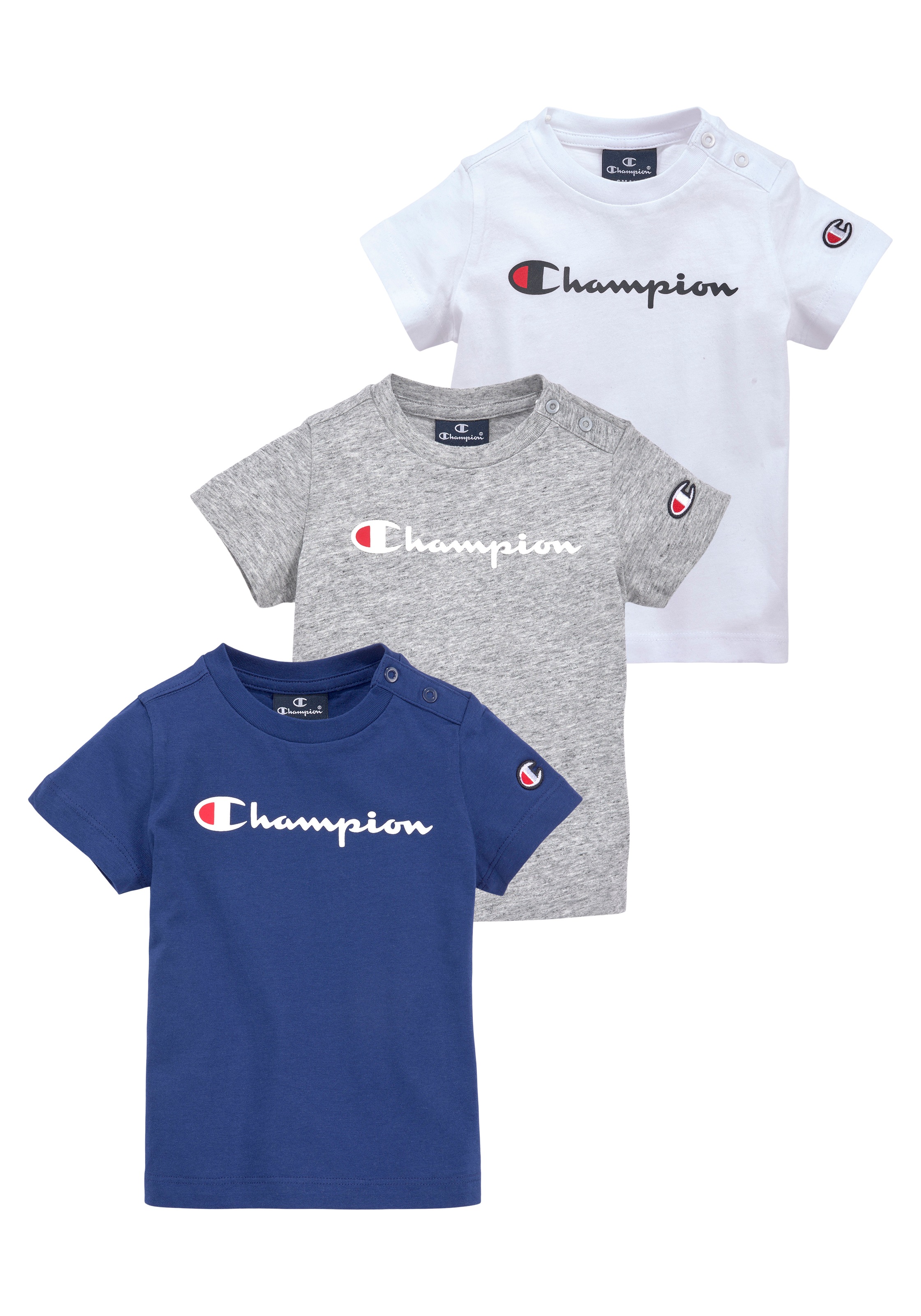 Champion T-Shirt »Toddler Classic 3 pack T-Shirt«, (Packung, 3 tlg.) bei