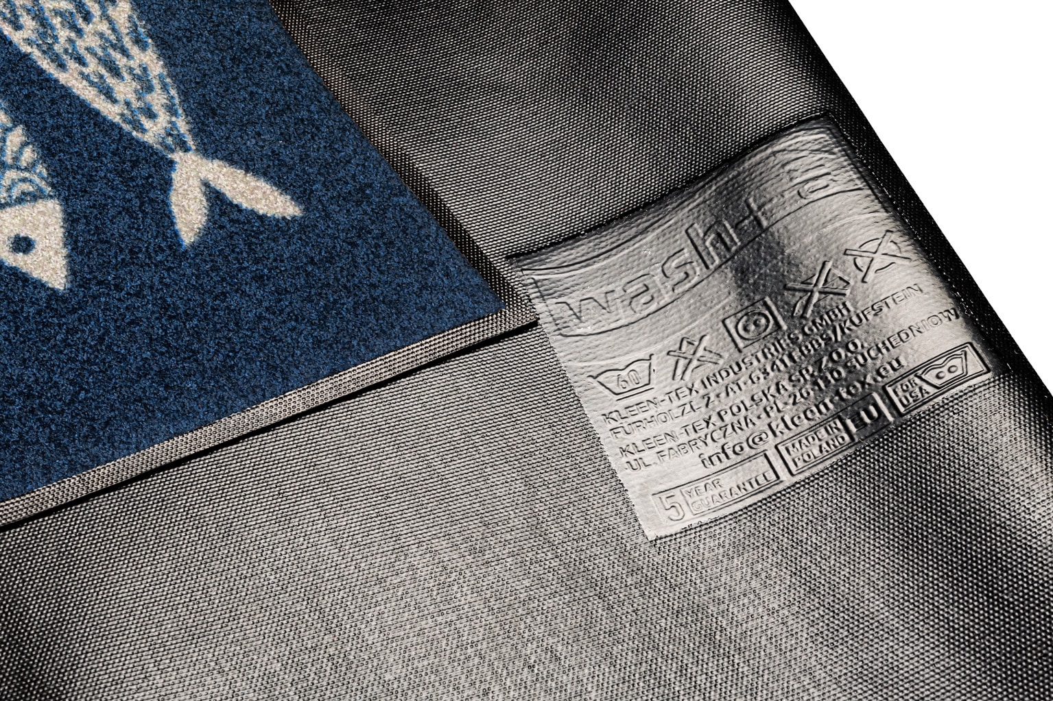 wash+dry by Kleen-Tex Fußmatte »Fish Tango« rechteckig 7 mm Höhe