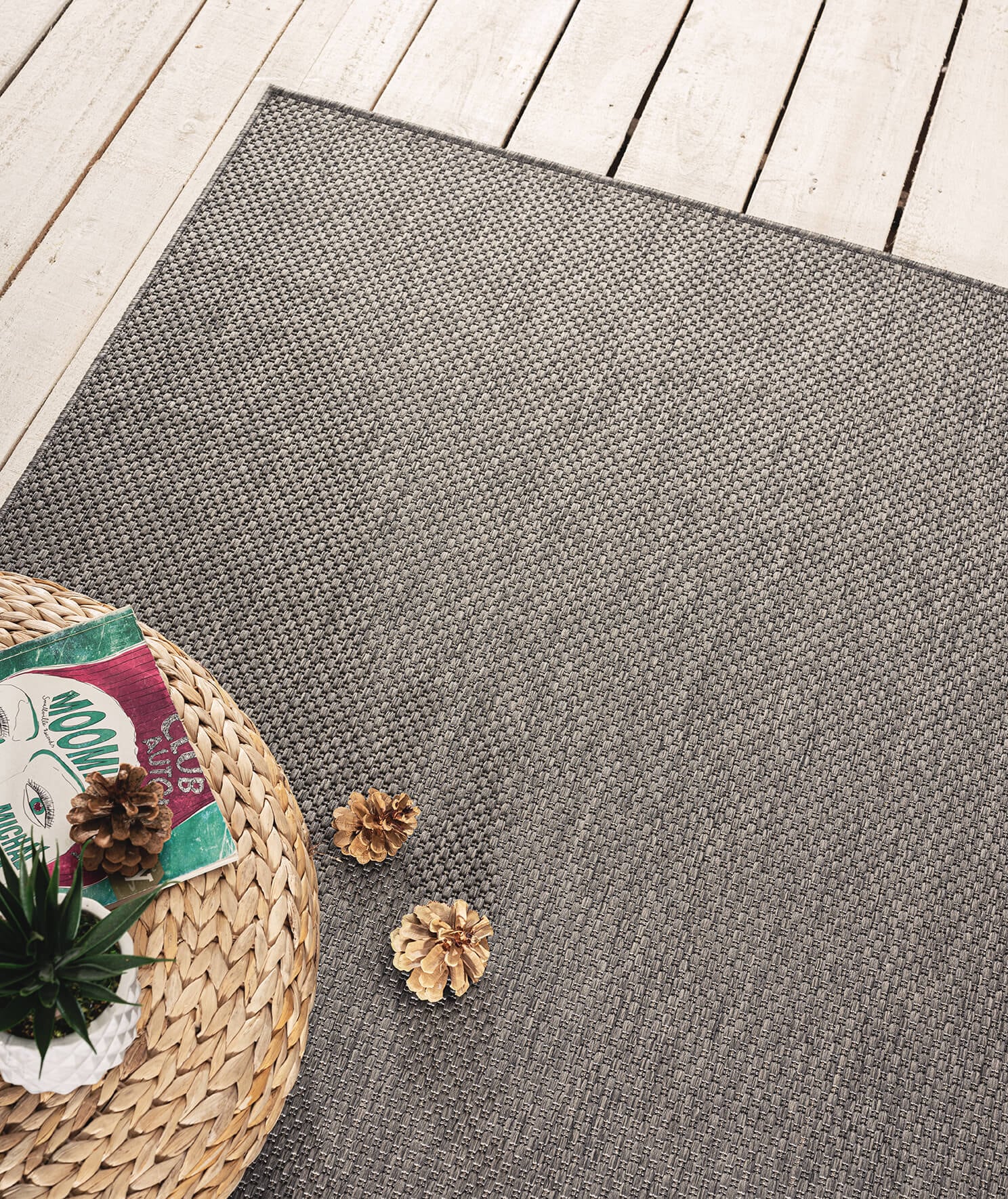 the carpet Teppich »Mistra«, rechteckig, 1 mm Höhe, moderner robuster In und Outdoor Teppich