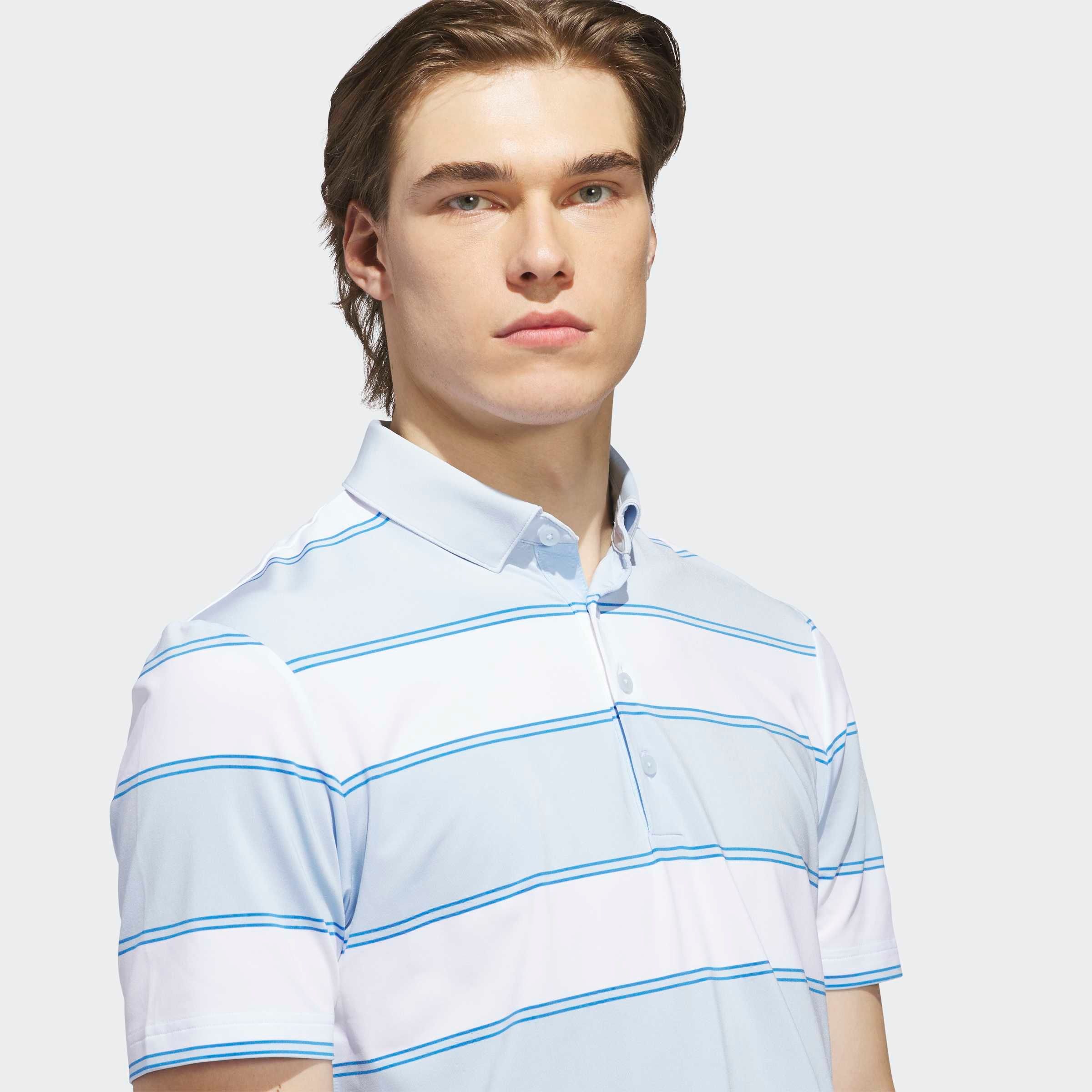 adidas Performance Poloshirt »ULTIMATE365+ JUMBO STRIPE CLIMACOOL POLO« mit normaler Länge, Kurzarm, sportlich, für Erwachsene