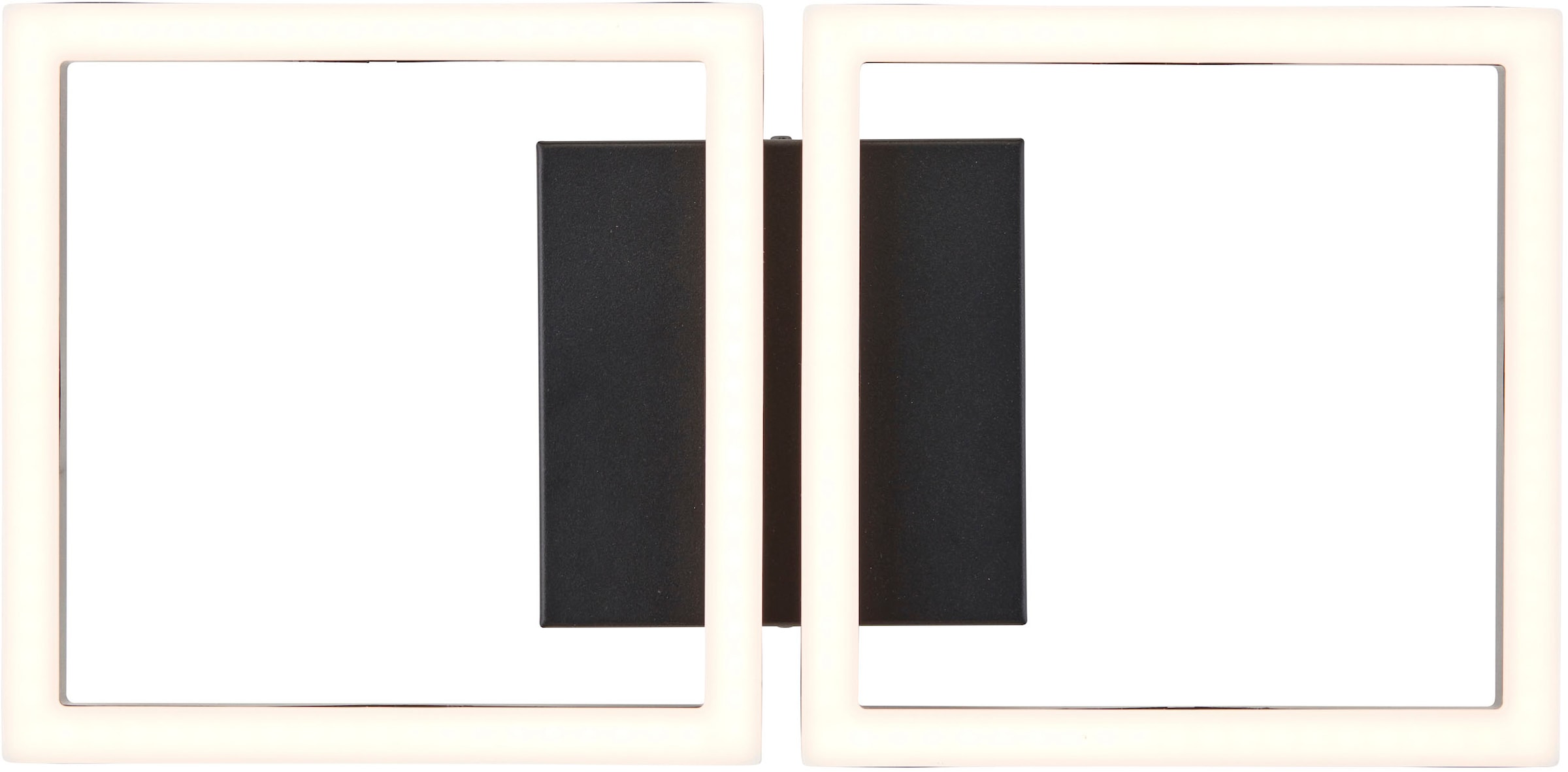 Brilliant LED Deckenleuchte »Nuvela« LED-Modul Warmweiß LED-Profilleuchte, 20 x 41 x 5 cm, 2300 lm, 3000 K, Metall, schwarz