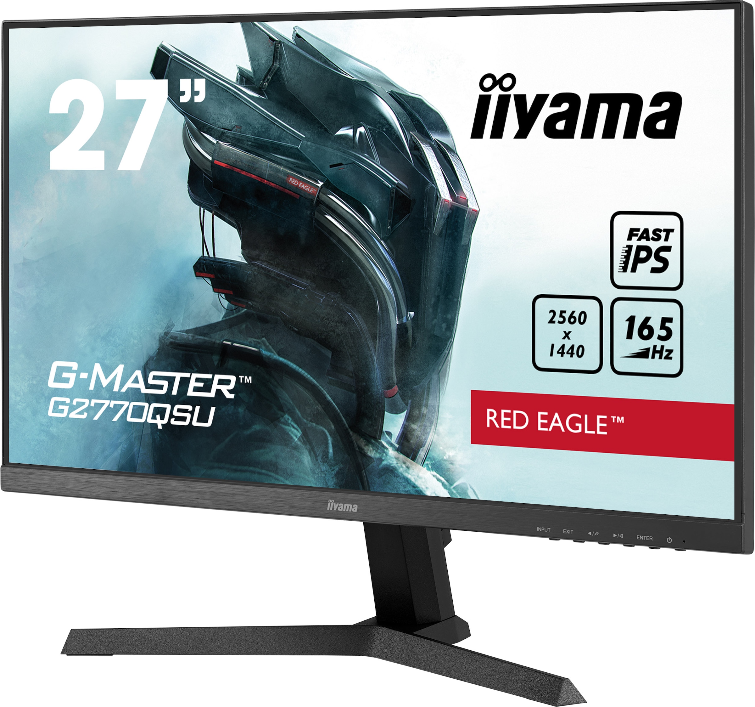 Iiyama Gaming-Monitor »G2770QSU-B1«, 68,5 cm/27 Zoll, 2560 x 1440 px, WQHD, 165 Hz