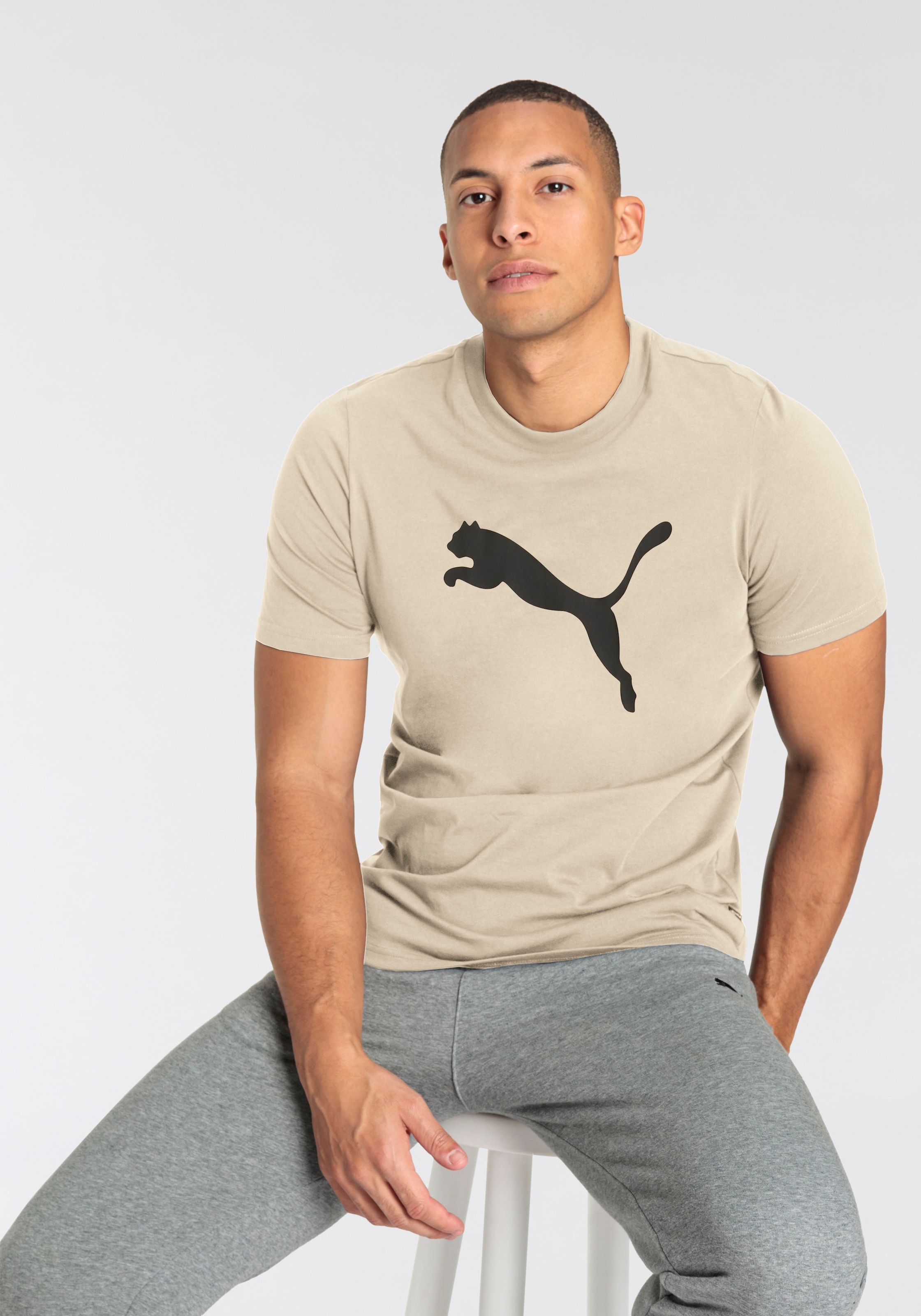 PUMA Trainingsshirt »TRAIN FAV HEATHER CAT TEE«