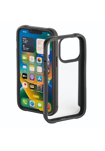 Hama Smartphone-Hülle »Cover "Metallic Frame" Apple iPhone 14 Pro Max, Transparent,... kaufen
