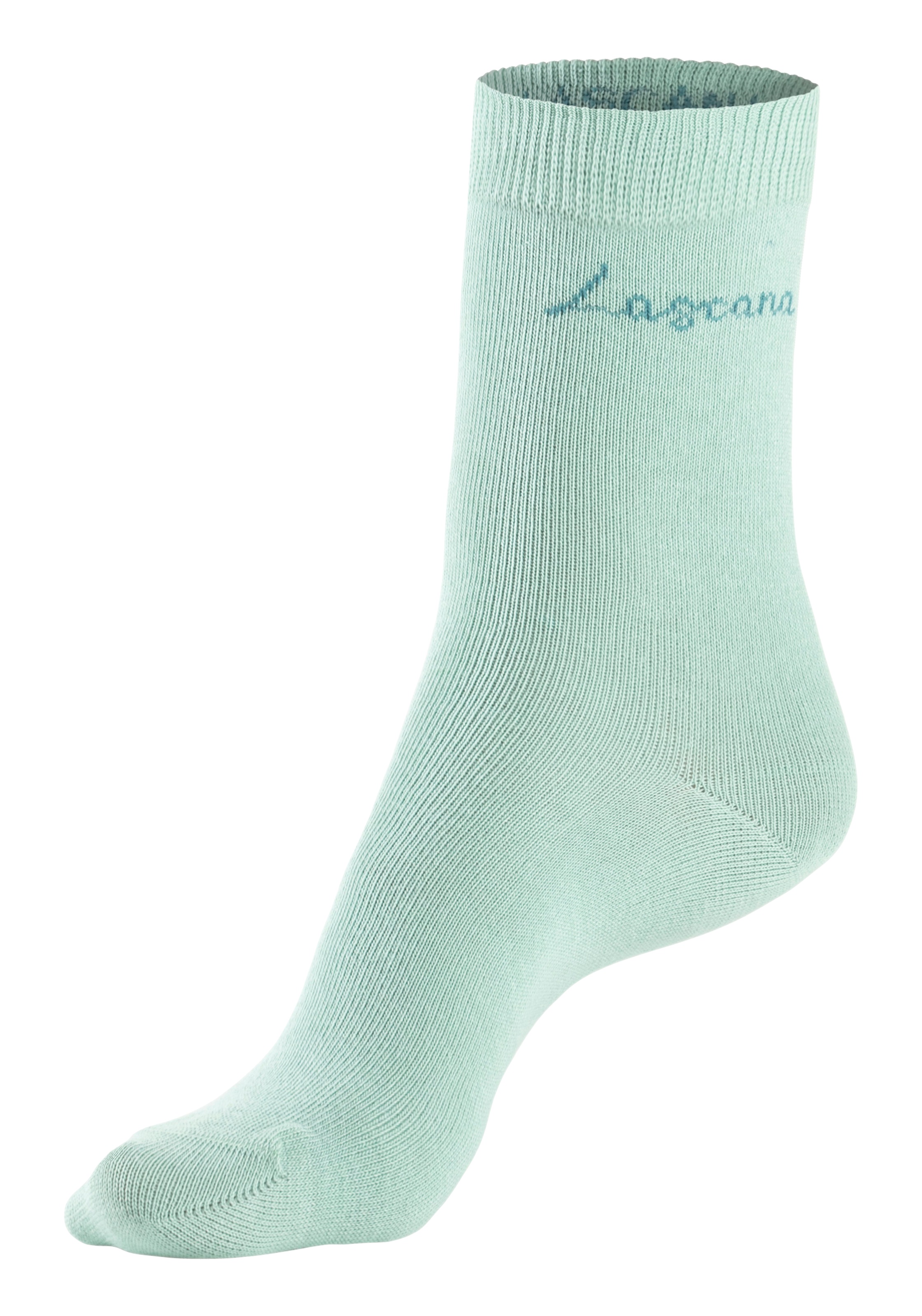 LASCANA Basicsocken, (Box, 4 Paar), in ansprechender Geschenkbox