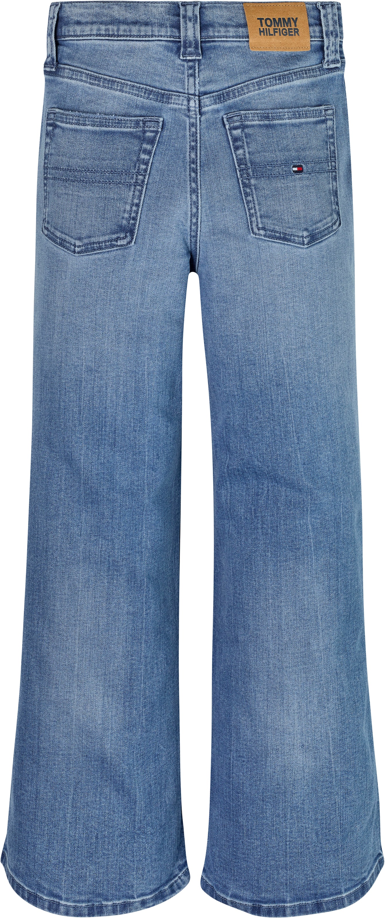 Tommy Hilfiger Straight-Jeans »MABEL VINTAGE STRAIGHT DENIM«, Kinder bis 16 Jahre mit Logostickerei