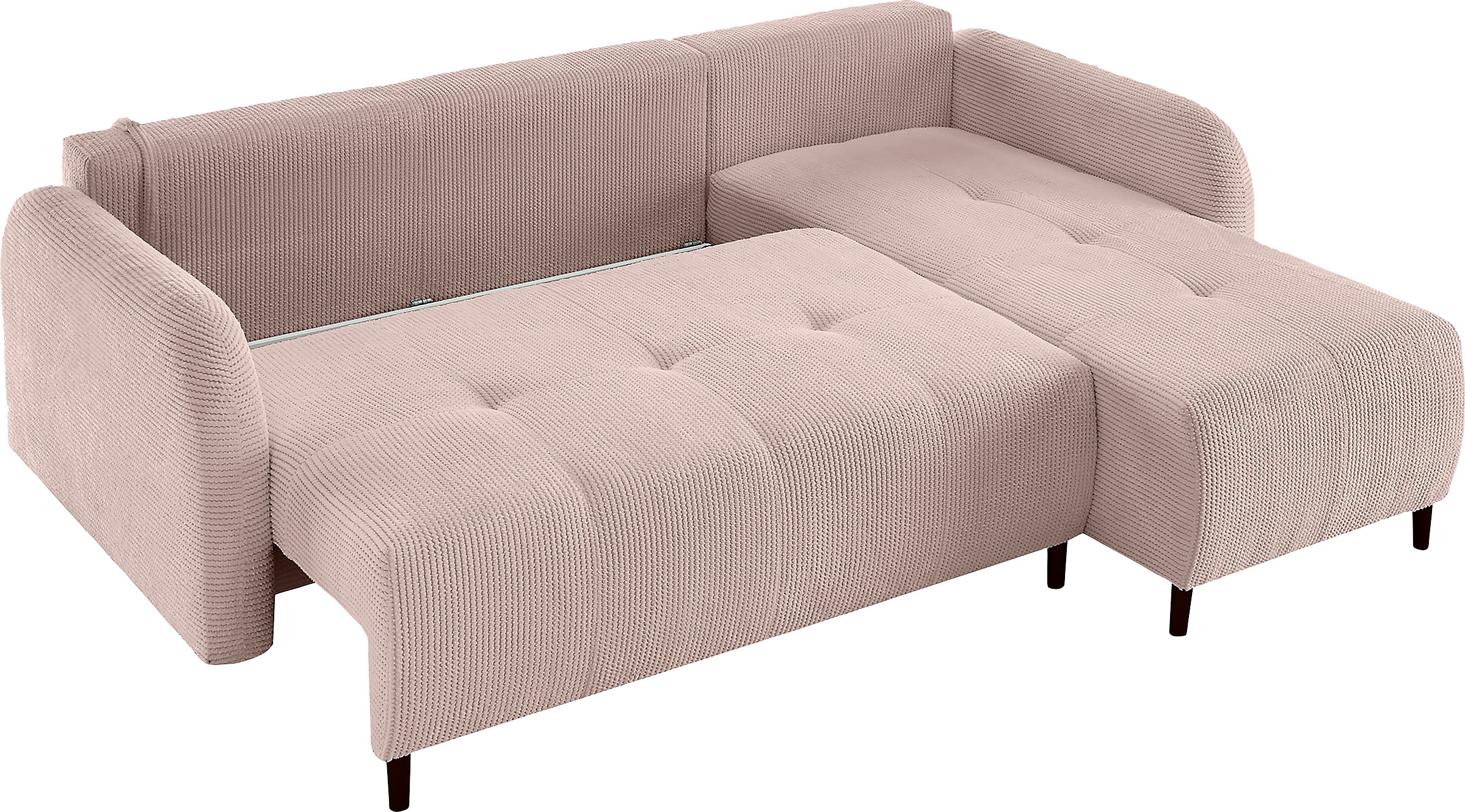 Leonique Ecksofa »BLAISE«, mit Bett-Funktion (Liegefläche 140/200 cm), Zier- und Rückenkissen