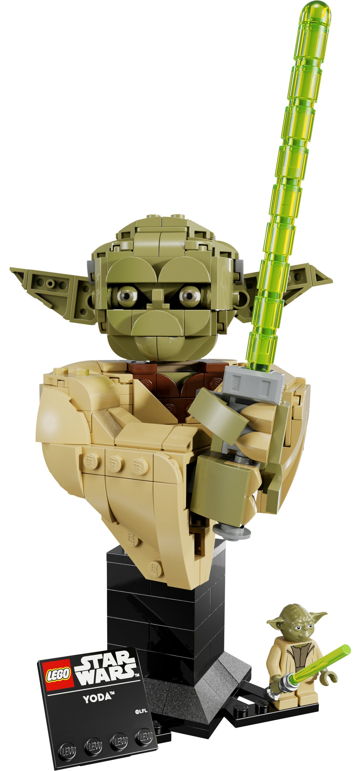 LEGO® Konstruktionsspielsteine »Yoda Büste (75438), LEGO Star Wars™«