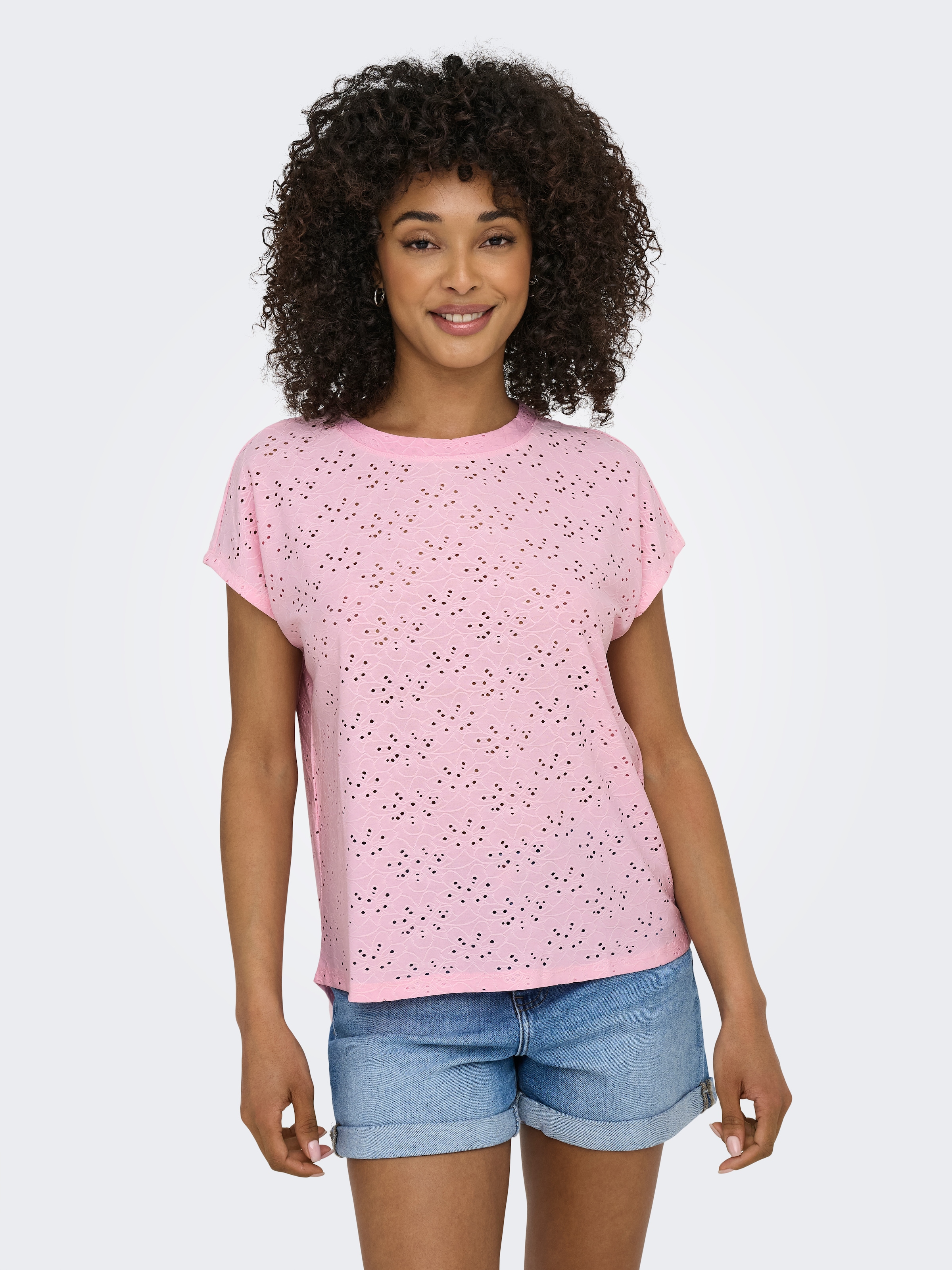 ONLY Kurzarmshirt »ONLSMILLA S/S TOP JRS NOOS«