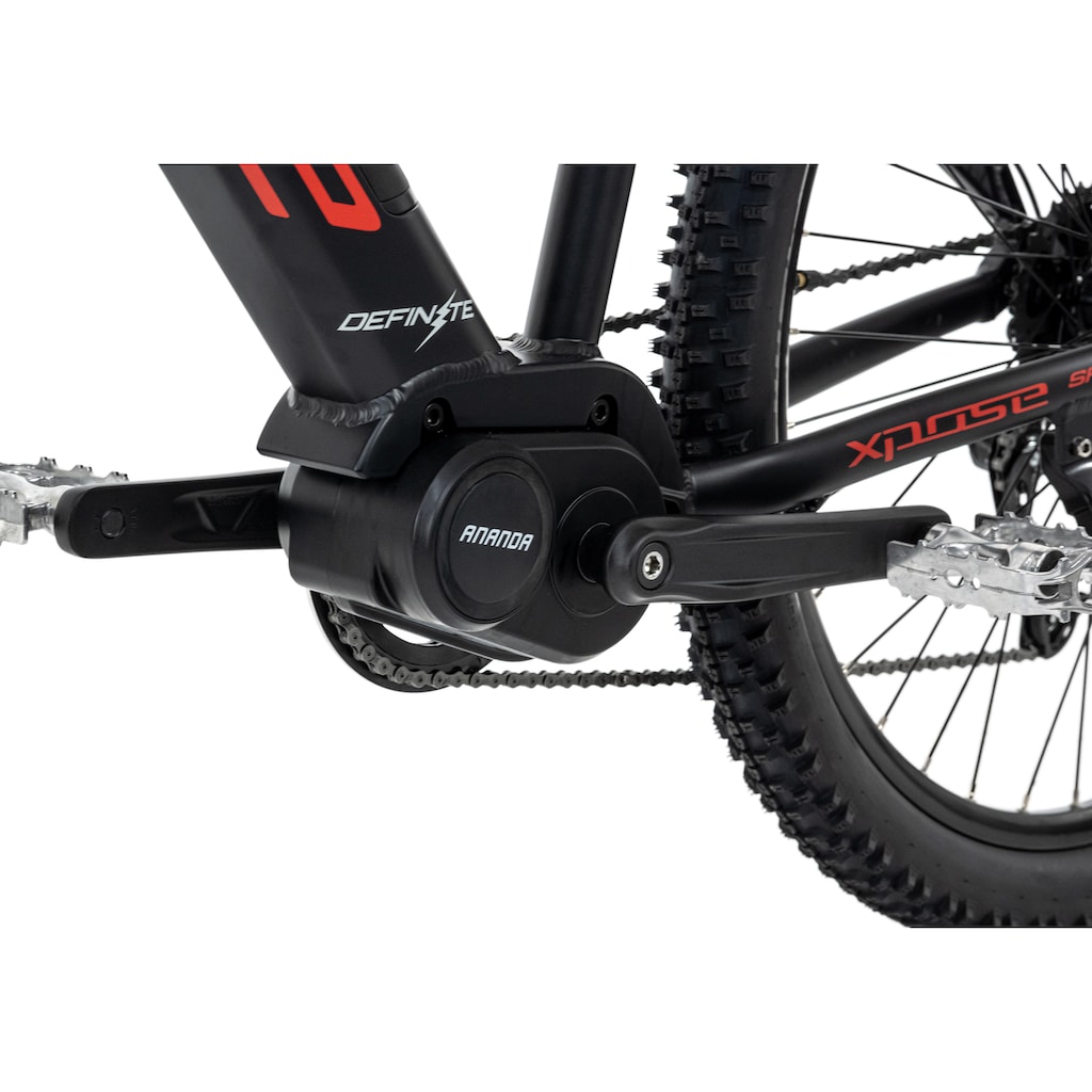 Adore E-Bike »XPOSE«, 9 Gang, Shimano, Altus, Mittelmotor 250 W