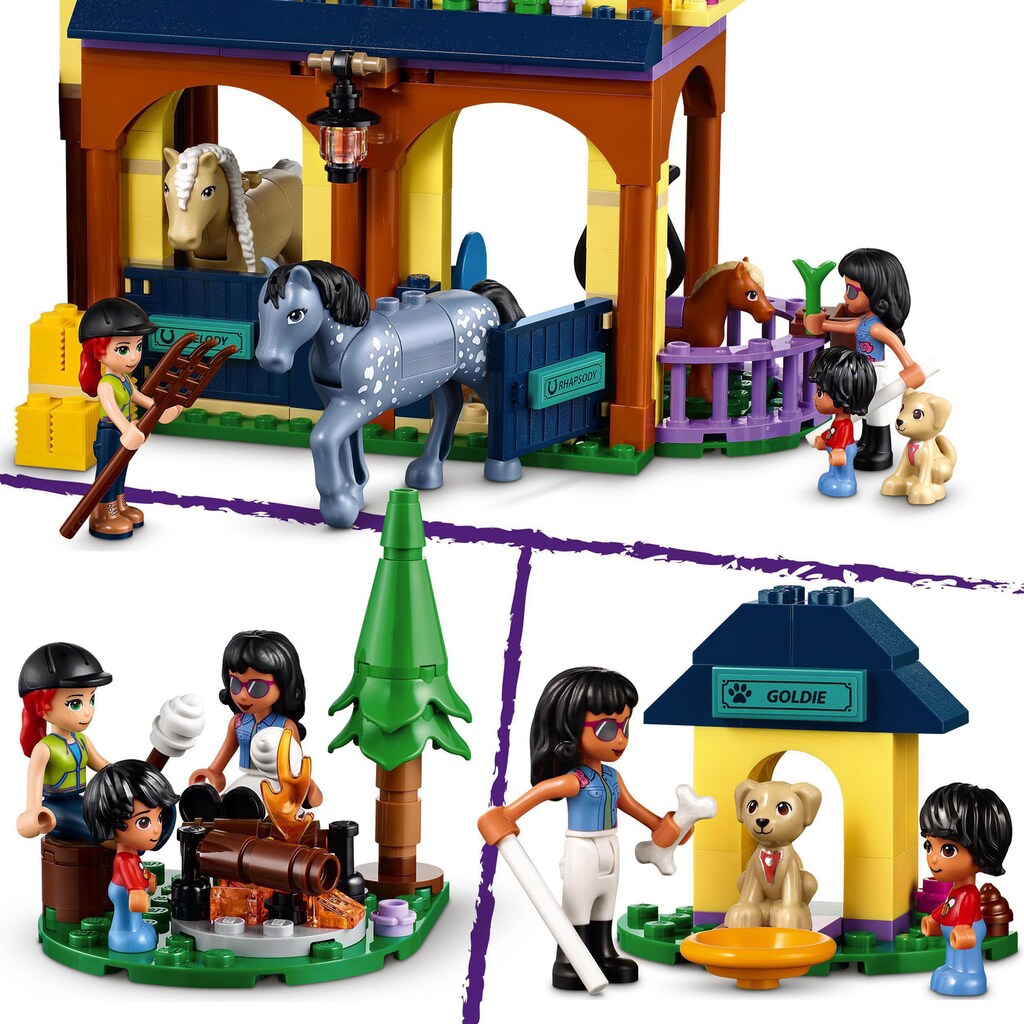 LEGO® Konstruktionsspielsteine »Reiterhof im Wald (41683), LEGO® Friends«, (511 St.)