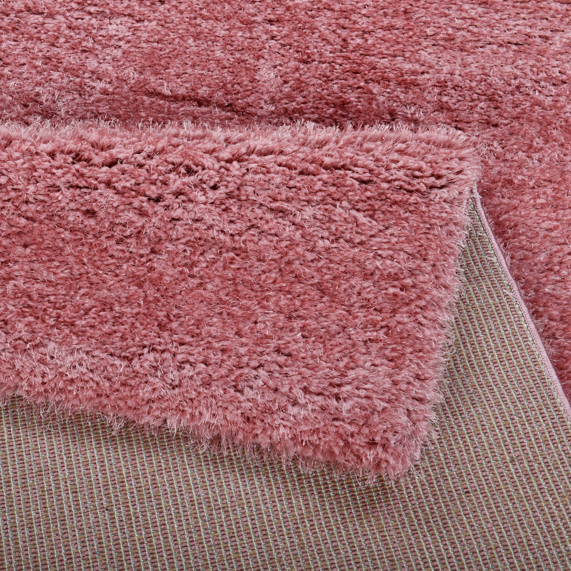 my home Hochflor-Teppich »Malin«, rechteckig, 43 mm Höhe, Shaggy in Uni-Farben, einfarbig, leicht glänzend, besonders weich