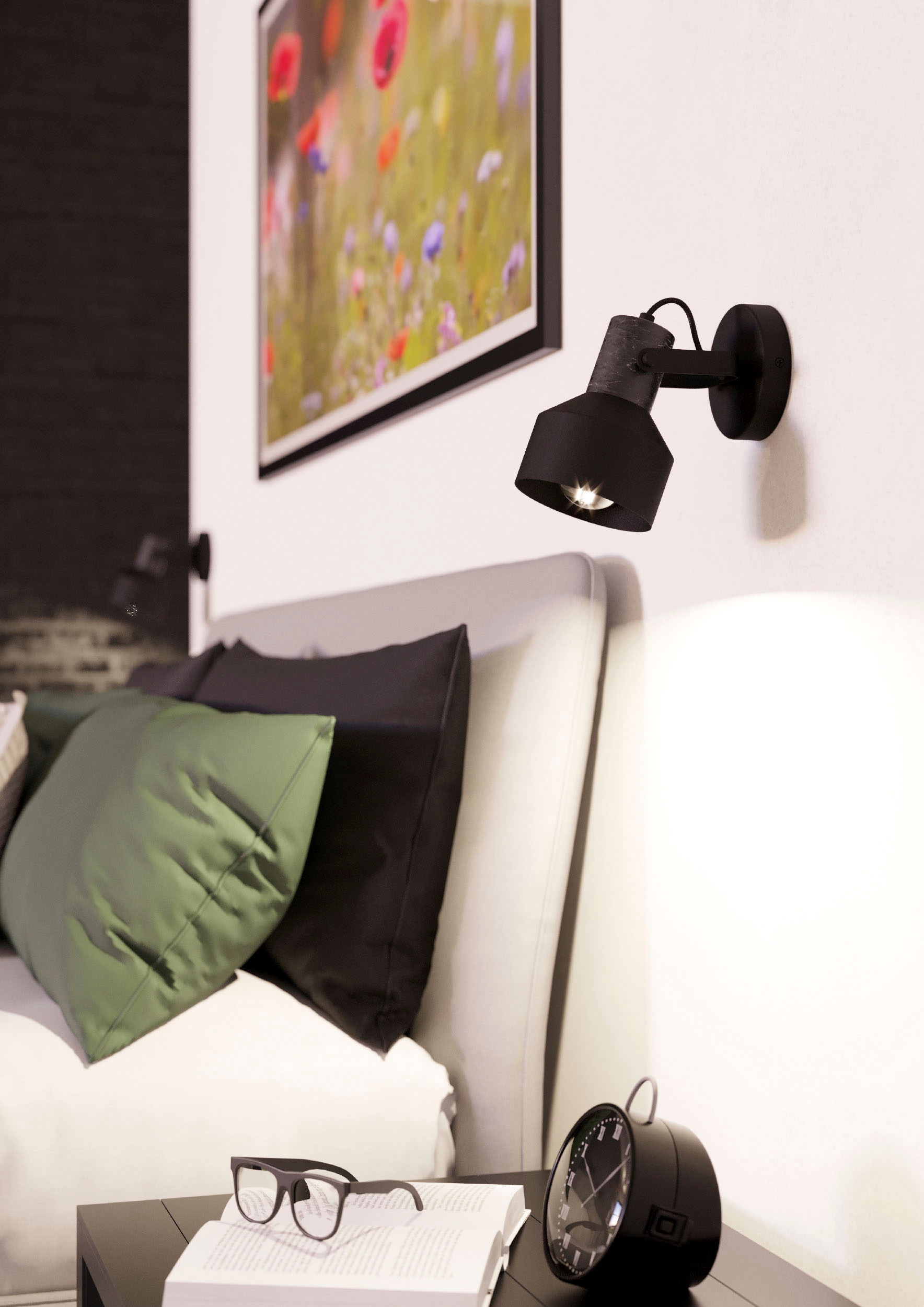EGLO Deckenspot »CASIBARE«, Schlafzimmerlampe, mit Lampe Wohnzimmerlampe, Fassung | Wandstrahler Garantie online XXL E27 Jahren 3 kaufen