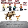 LEGO® Konstruktionsspielsteine »T. Rex & Atrociraptor: Dinosaurier-Ausbruch (76948)«, (466 St.), LEGO® Jurassic World