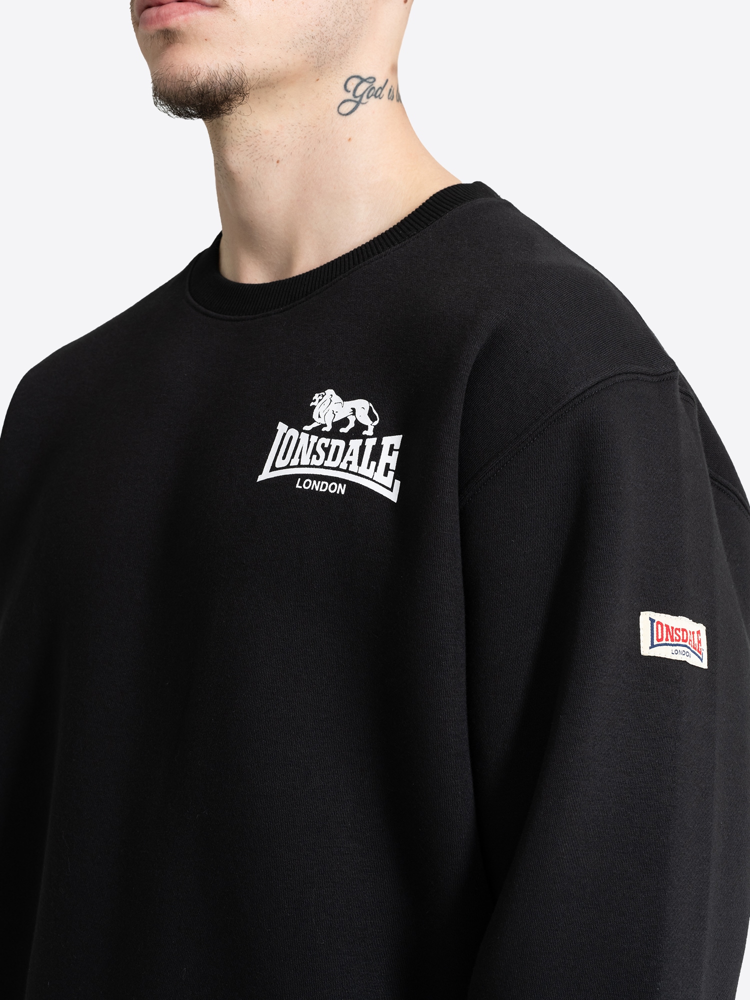 Lonsdale Sweatshirt »HAIGHTON«, aus Baumwolle und Polyester, erhältlich in den Größen S bis XXXL
