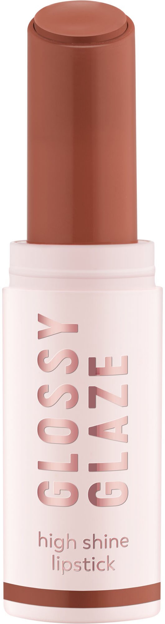 Essence Lippenstift »GLOSSY GLAZE high shine lipstick«, (Set, 3 tlg.), Hohe Farbintensität, hochglänzendes Finish, buttrig-weiche Textur.