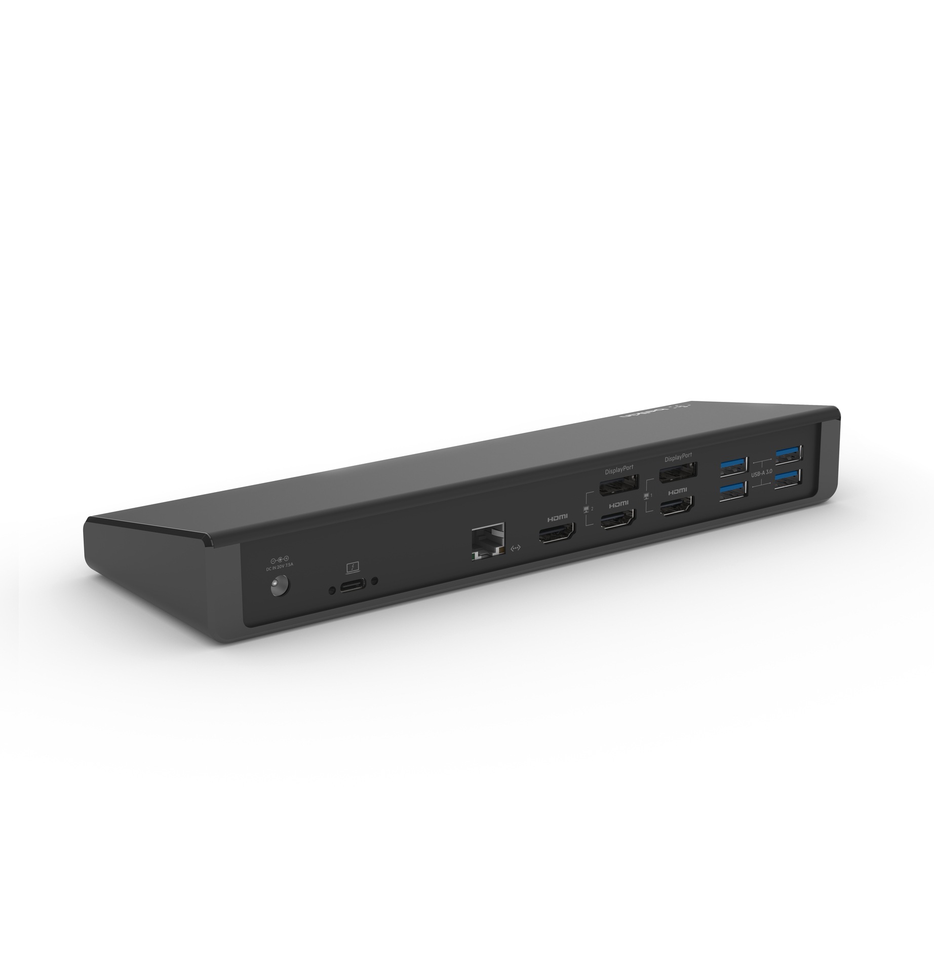 Belkin USB-Verteiler »USB-C Display Link Dock, Triple display support up to 4K«, HDMI, DP, USB C, USB A, GbE, Audio, PD 85 W, Mac/PC/Chrome compatible