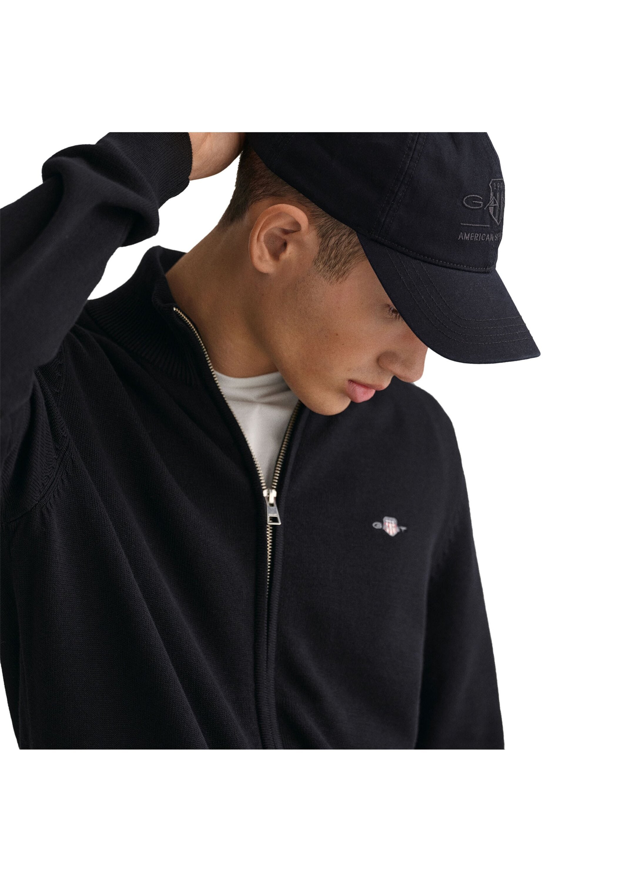 Gant Sweatshirt »Strickjacke CASUAL COTTON ZIP CARDIGAN«
