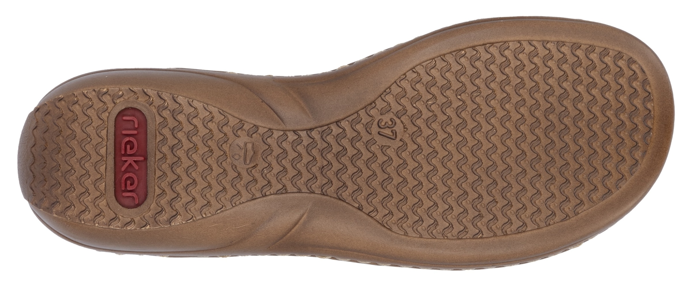 Rieker Sandale  Sommerschuh, Schlupfschuh, Sandalette mit praktischen Gummizügen