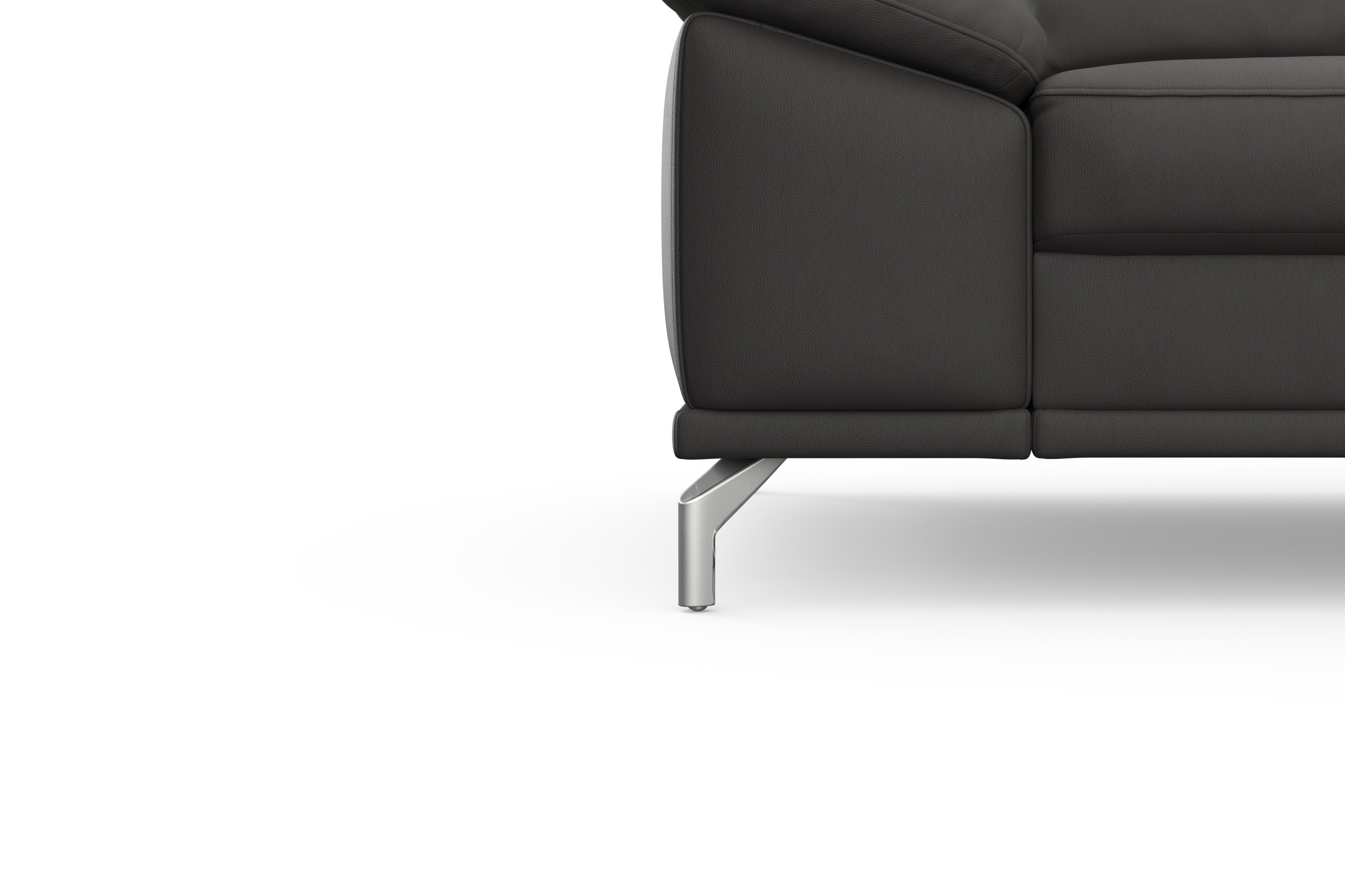 sit&more Ecksofa »Cabrio L-Form, mit Sitztiefenverstellung, Arm- und Kopfteilverstellung«, 3 Nierenkissen, Federkern, optional Bettfunktion und Stauraum