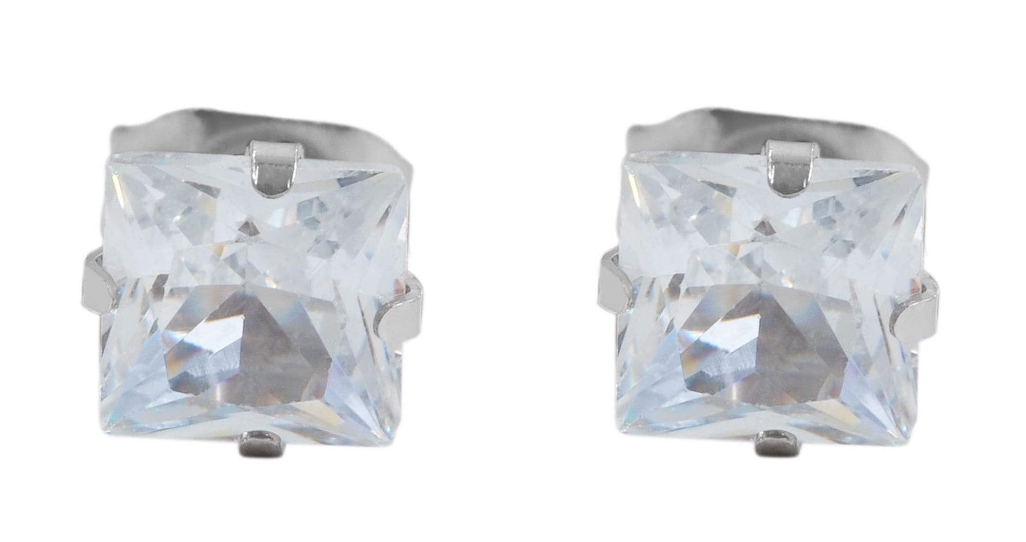 Adelia´s Paar Ohrstecker »Damen Ohrringe ¿ Ohrstecker aus Edelstahl mit Zirkonia«