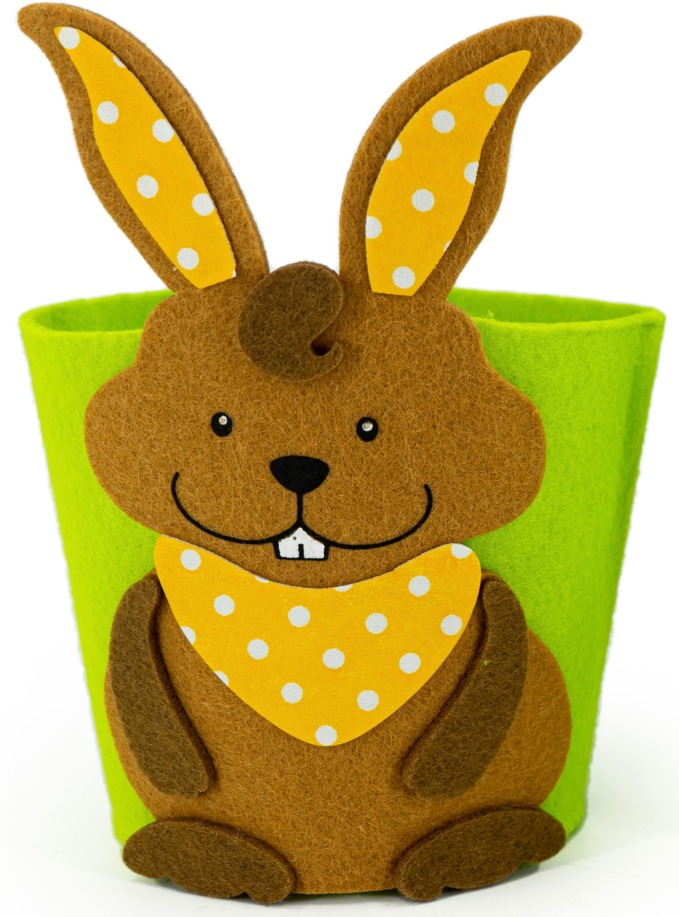 NOOR LIVING Osterfigur »Osterkörbchen Hase«, Osterdekoration, Osterkorb, Ostern