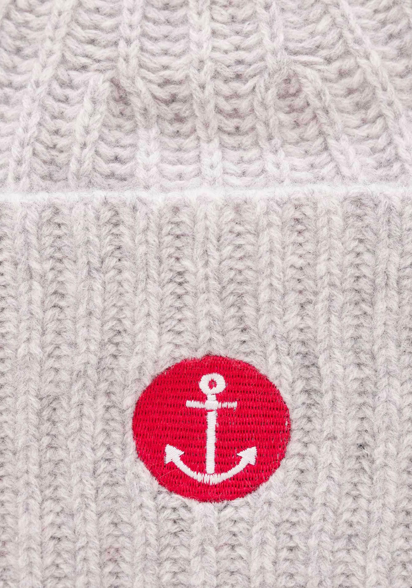 Zwillingsherz Beanie »Beanie mit Anker Stickerei« Packung,  mit auffälligem Anker-Motiv